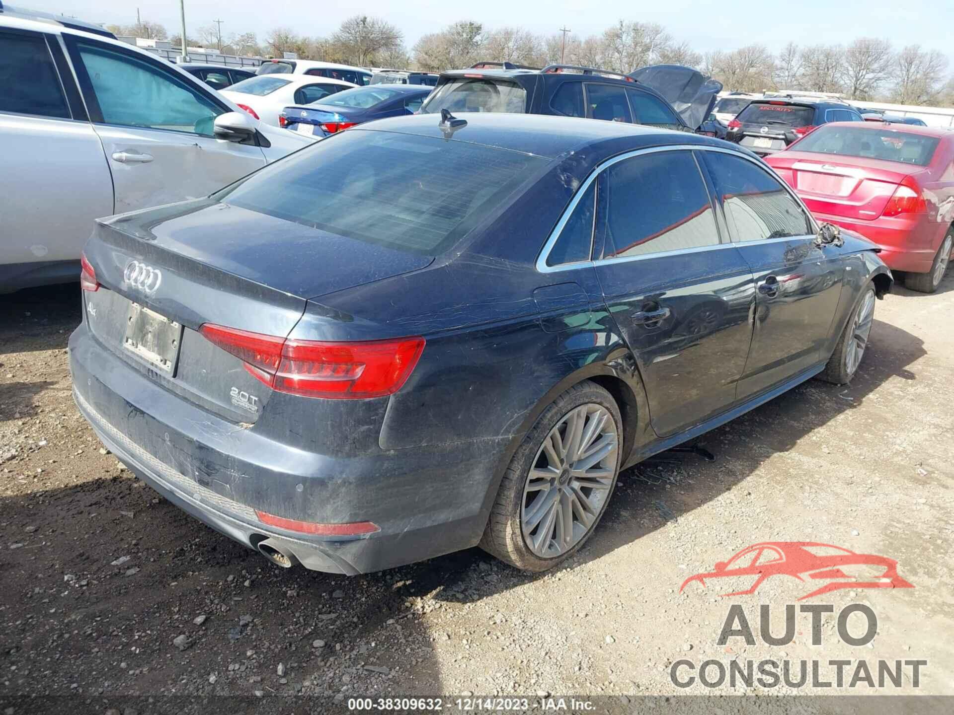 AUDI A4 2017 - WAUFNAF44HN018301