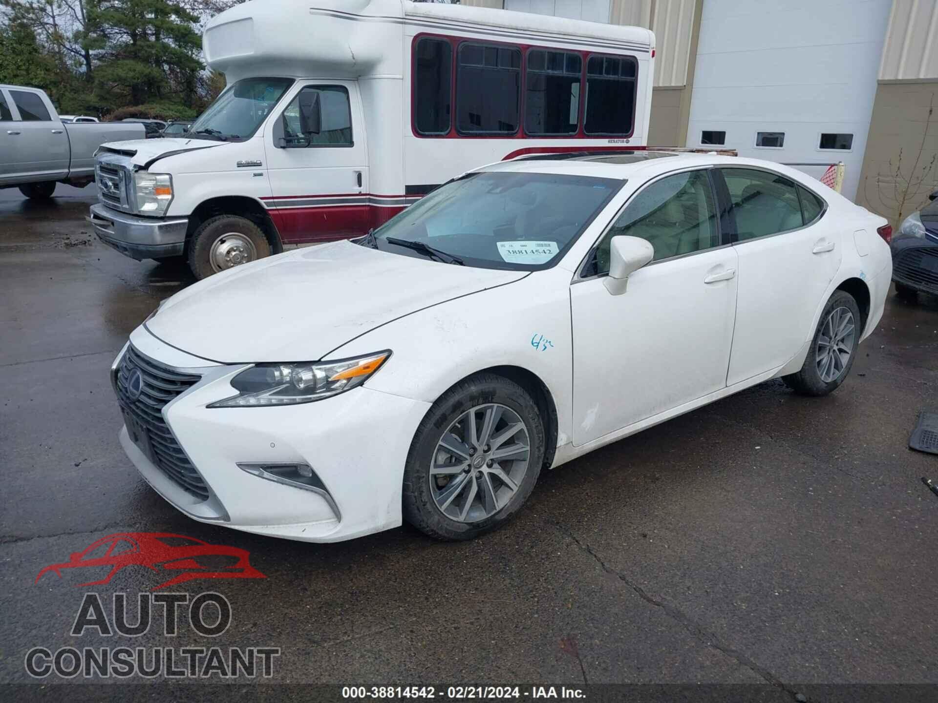 LEXUS ES 300H 2017 - JTHBW1GG6H2134431