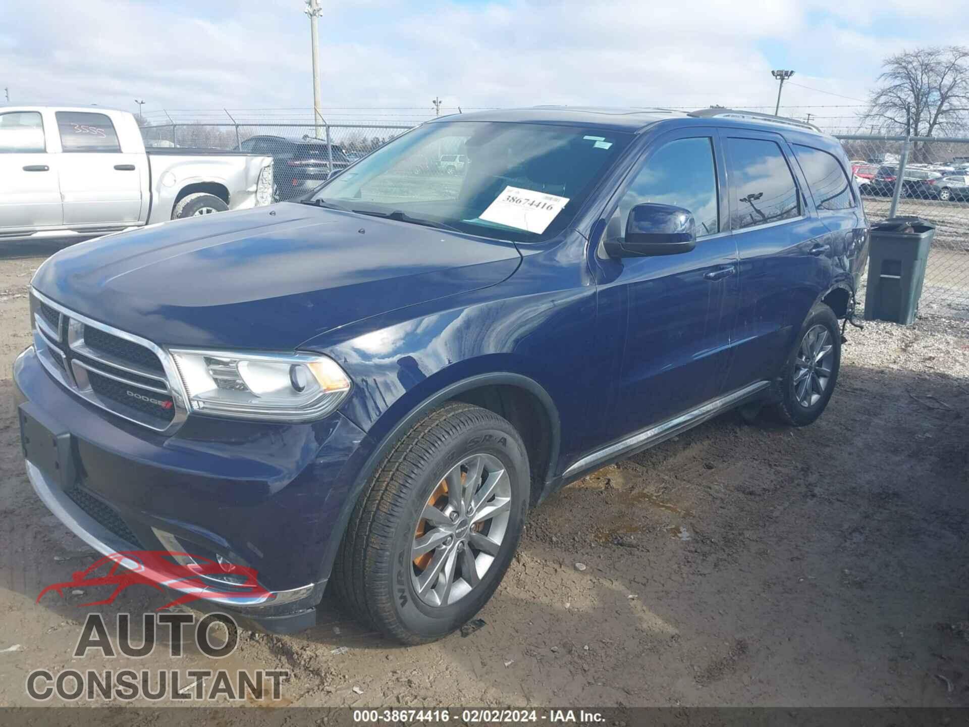 DODGE DURANGO 2018 - 1C4RDJAG0JC448445