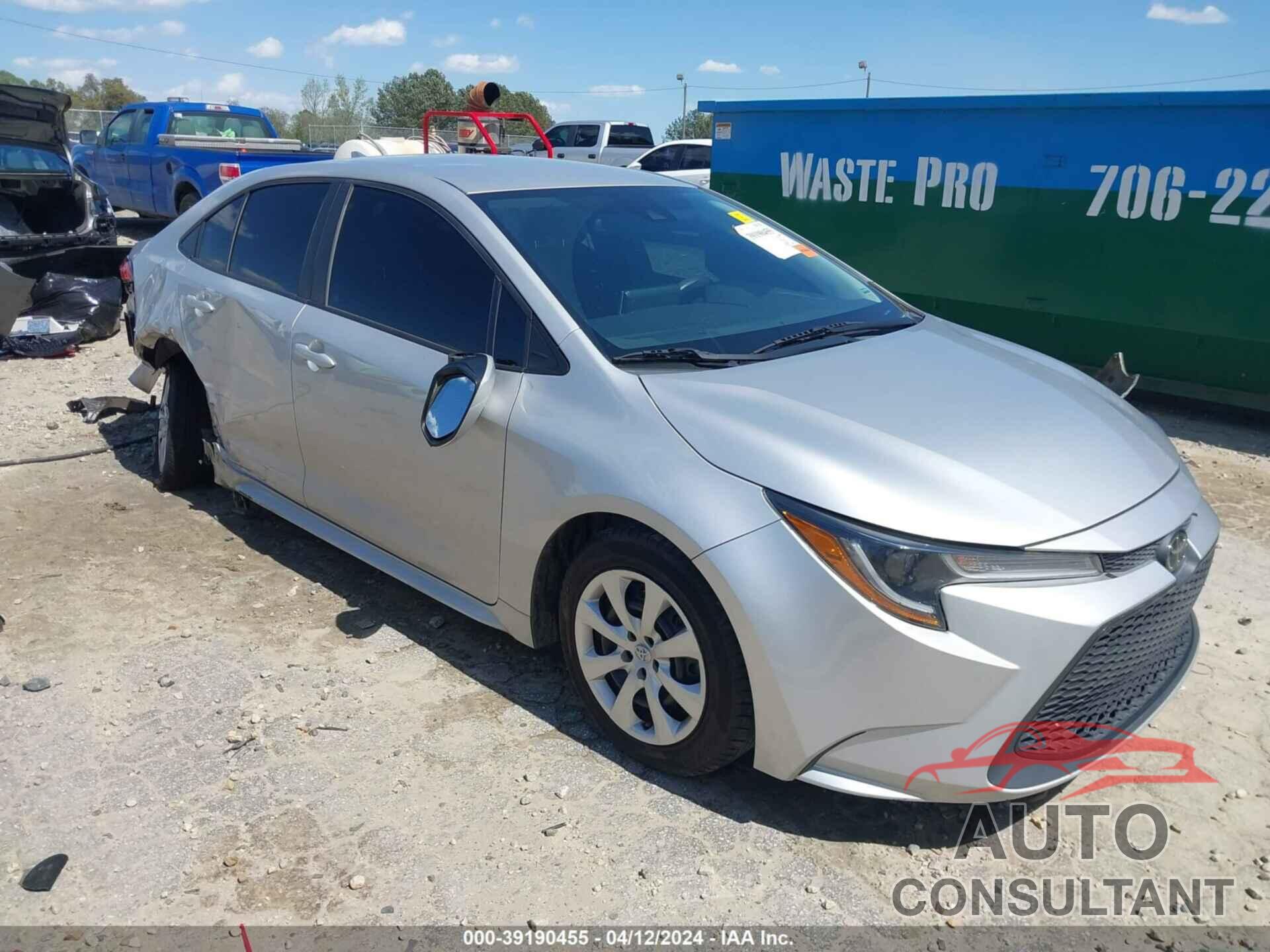 TOYOTA COROLLA 2020 - 5YFEPRAE6LP027472