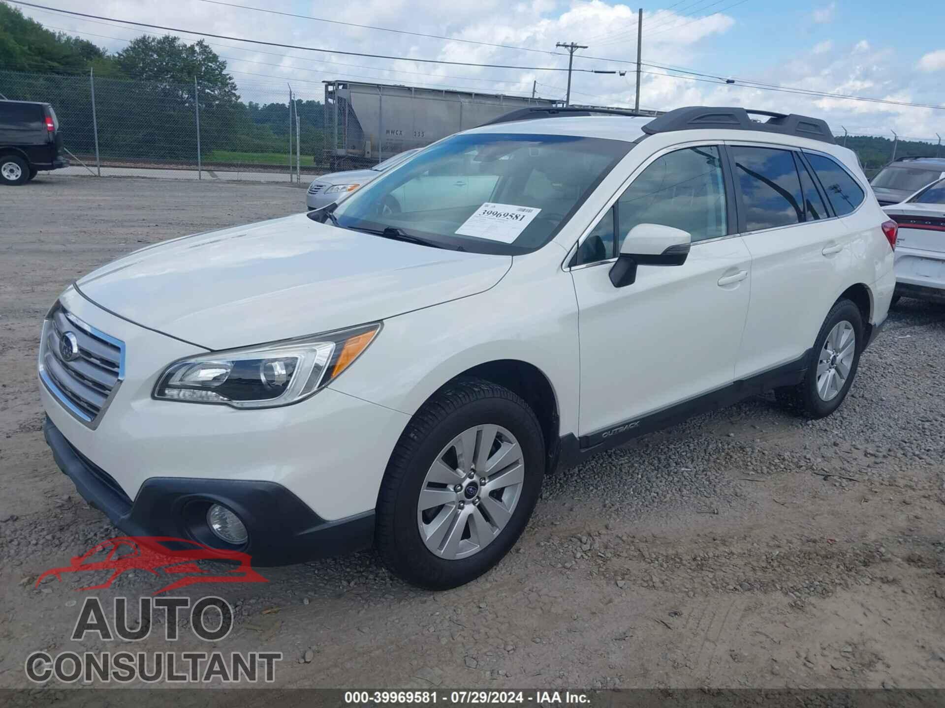 SUBARU OUTBACK 2017 - 4S4BSAFC8H3284932