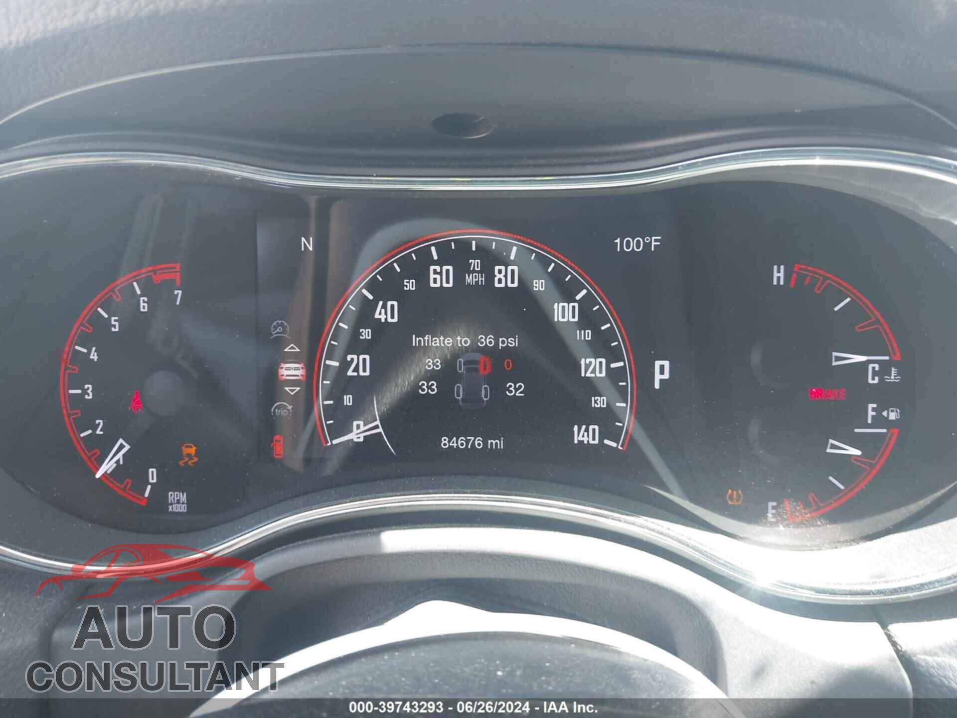DODGE DURANGO 2017 - 1C4RDHAG6HC780652