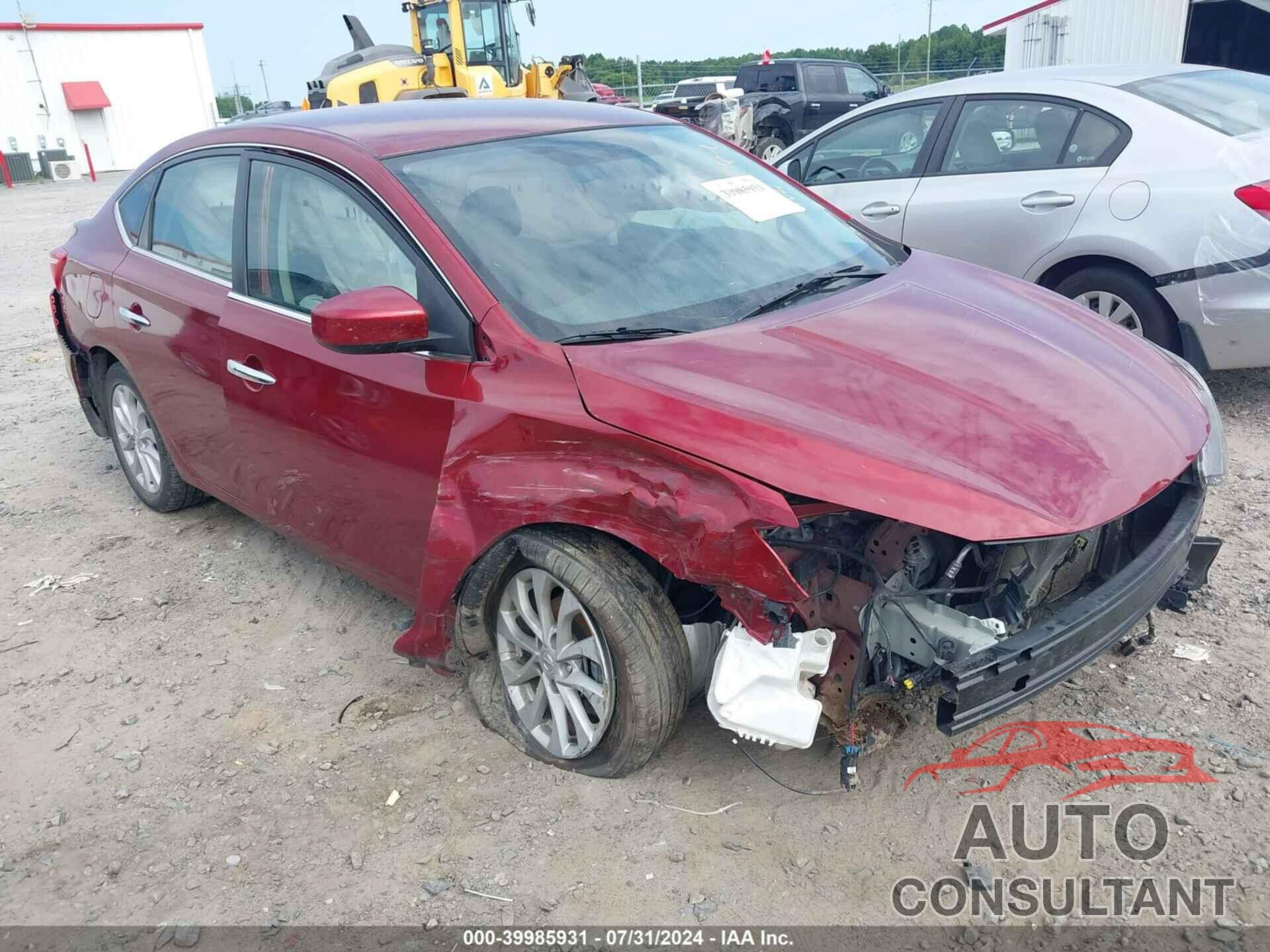 NISSAN SENTRA 2019 - 3N1AB7AP3KY395337