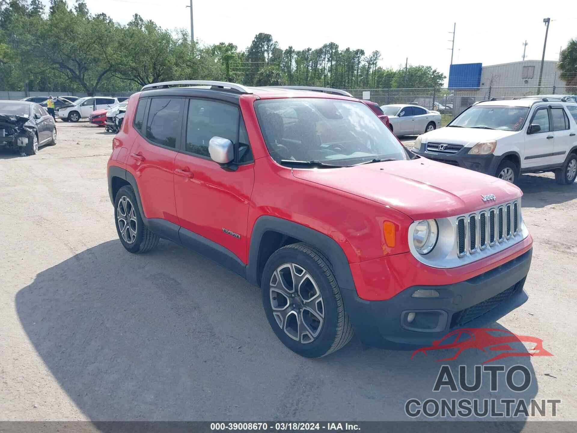 JEEP RENEGADE 2016 - ZACCJADT1GPD33705