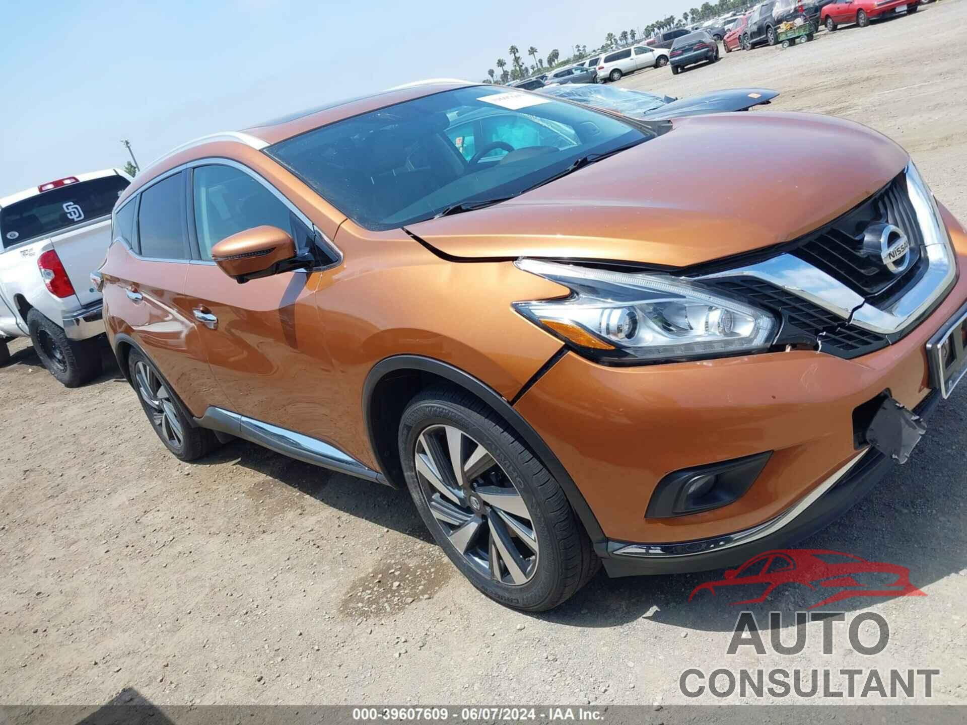 NISSAN MURANO 2016 - 5N1AZ2MH2GN116234