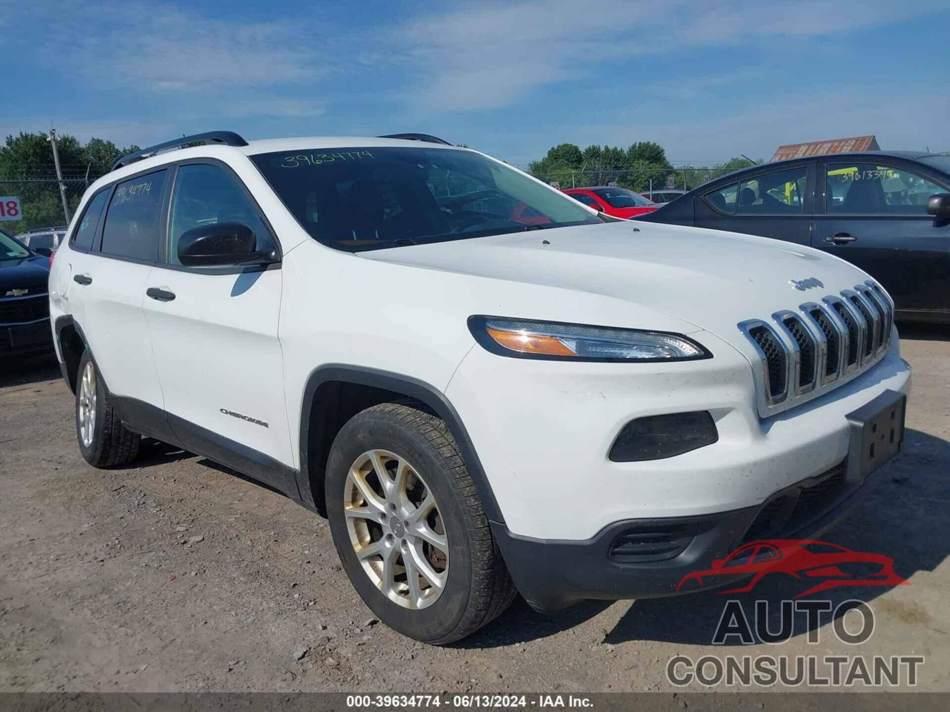 JEEP CHEROKEE 2016 - 1C4PJMAB2GW170807