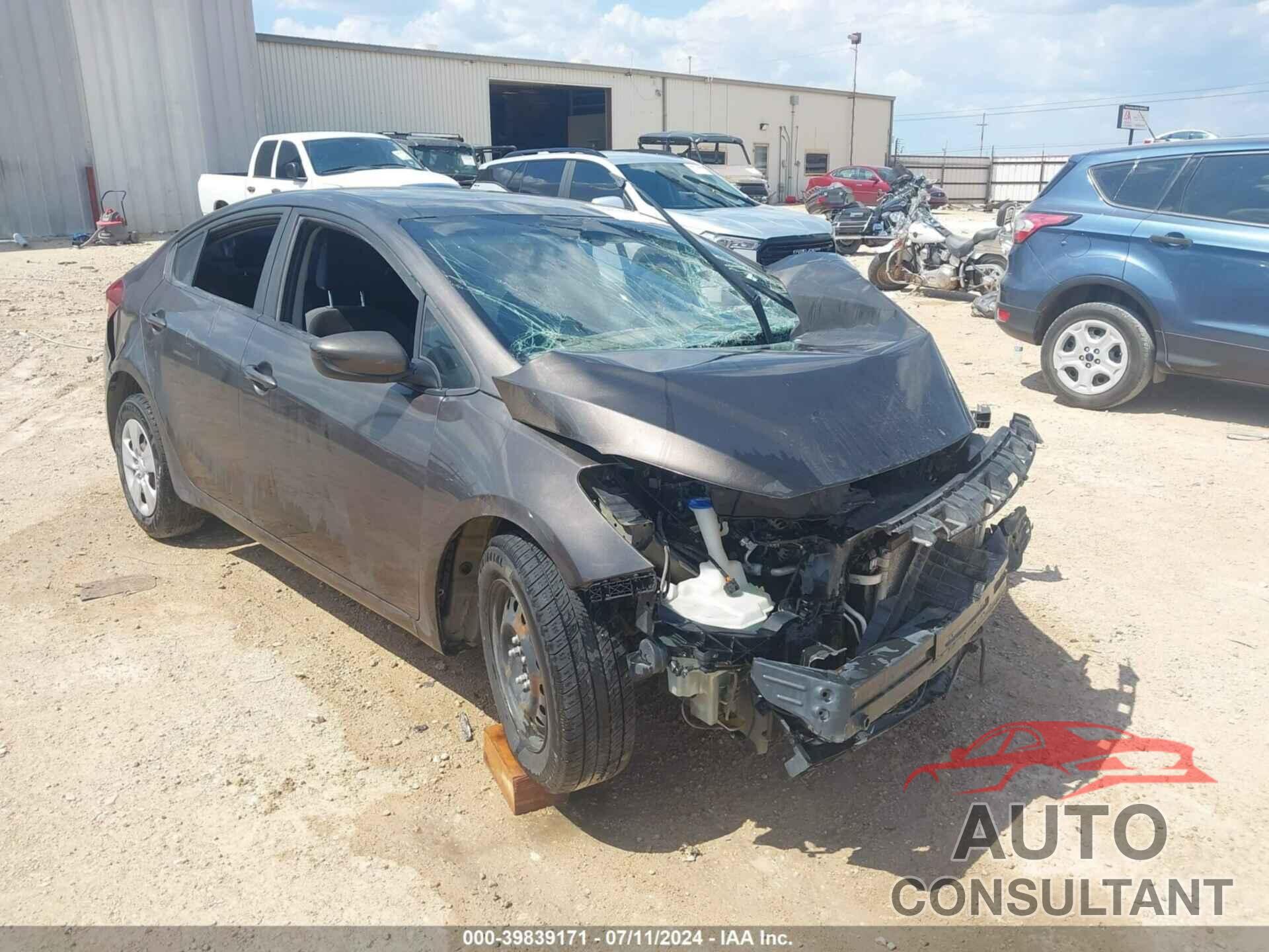 KIA FORTE 2017 - 3KPFL4A73HE013302