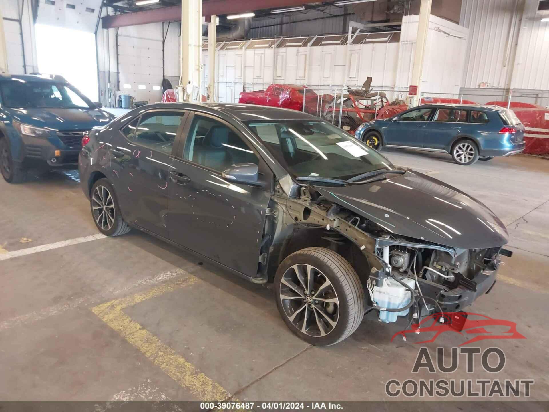 TOYOTA COROLLA 2019 - 2T1BURHE1KC158292