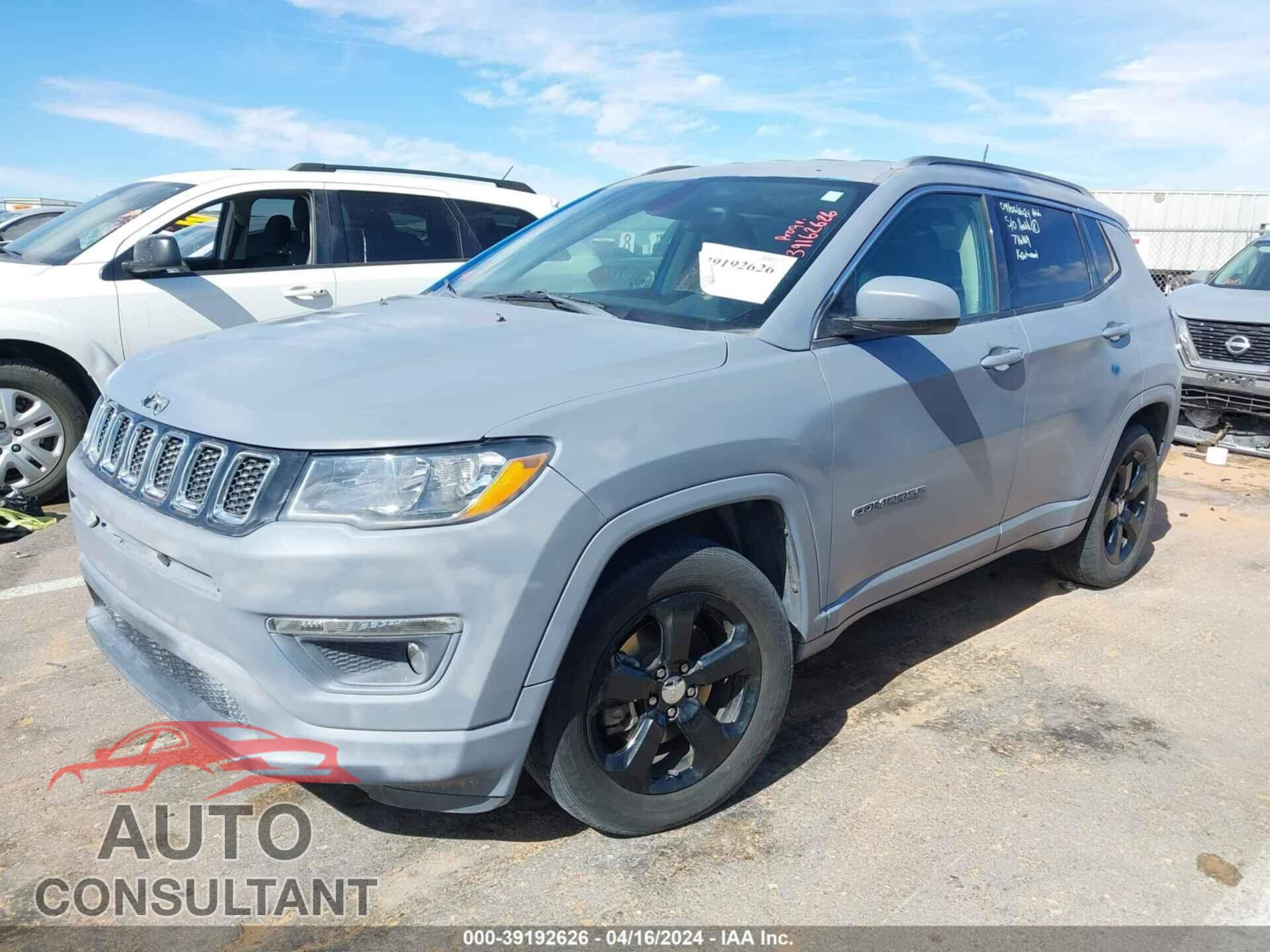 JEEP COMPASS 2017 - 3C4NJCBB6HT629456
