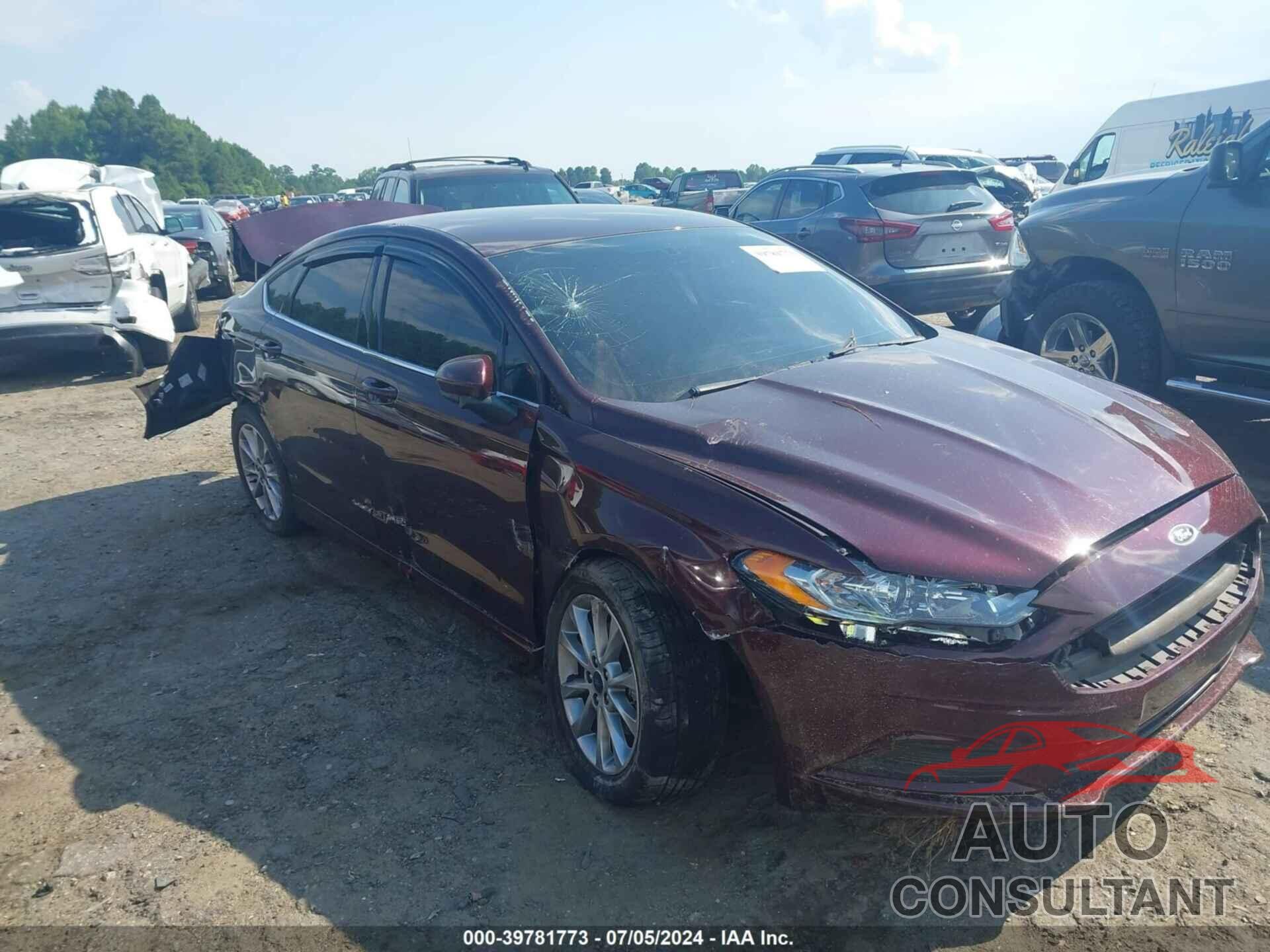 FORD FUSION 2017 - 3FA6P0H7XHR332567