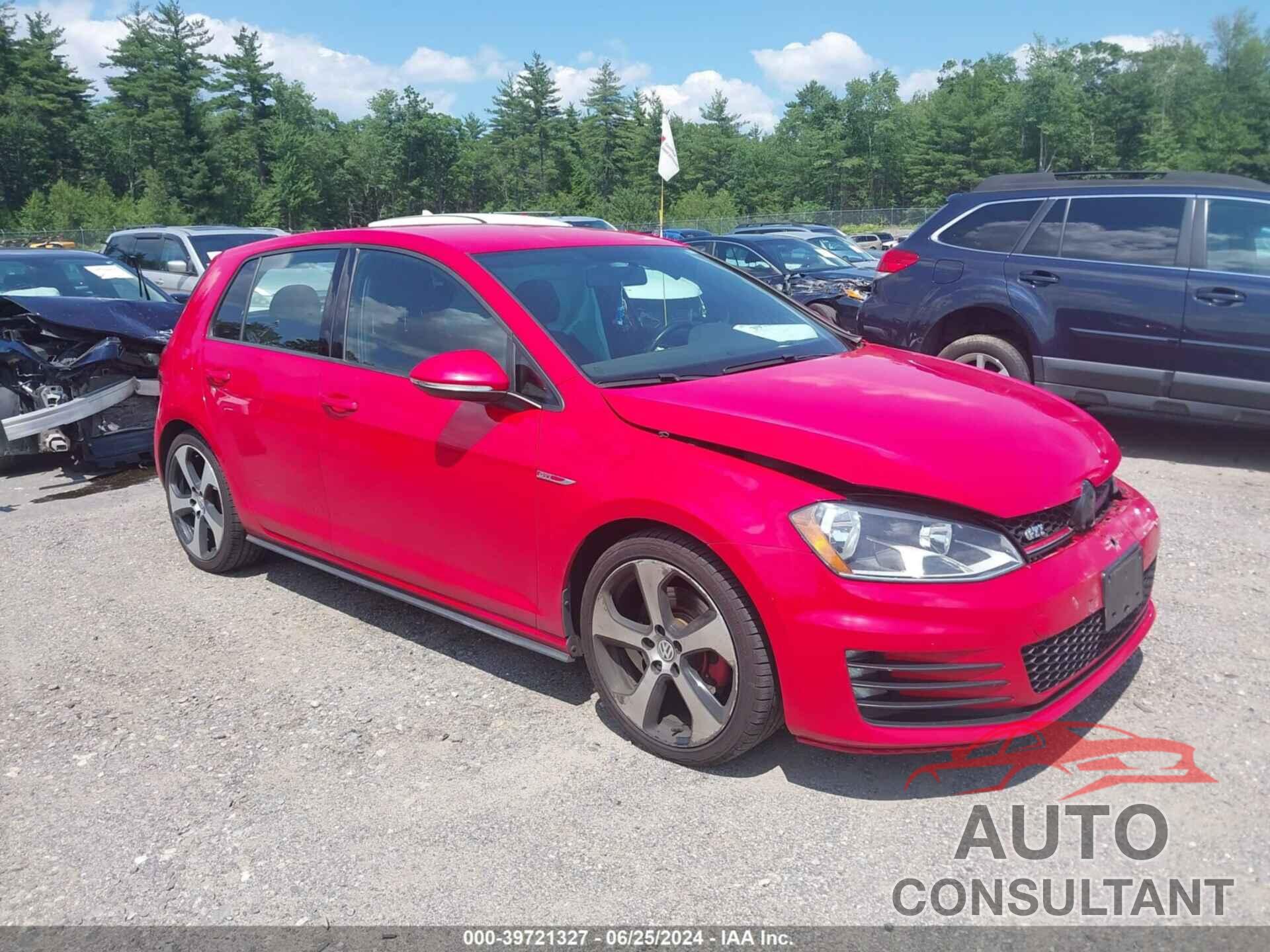 VOLKSWAGEN GOLF GTI 2017 - 3VW4T7AU6HM048420