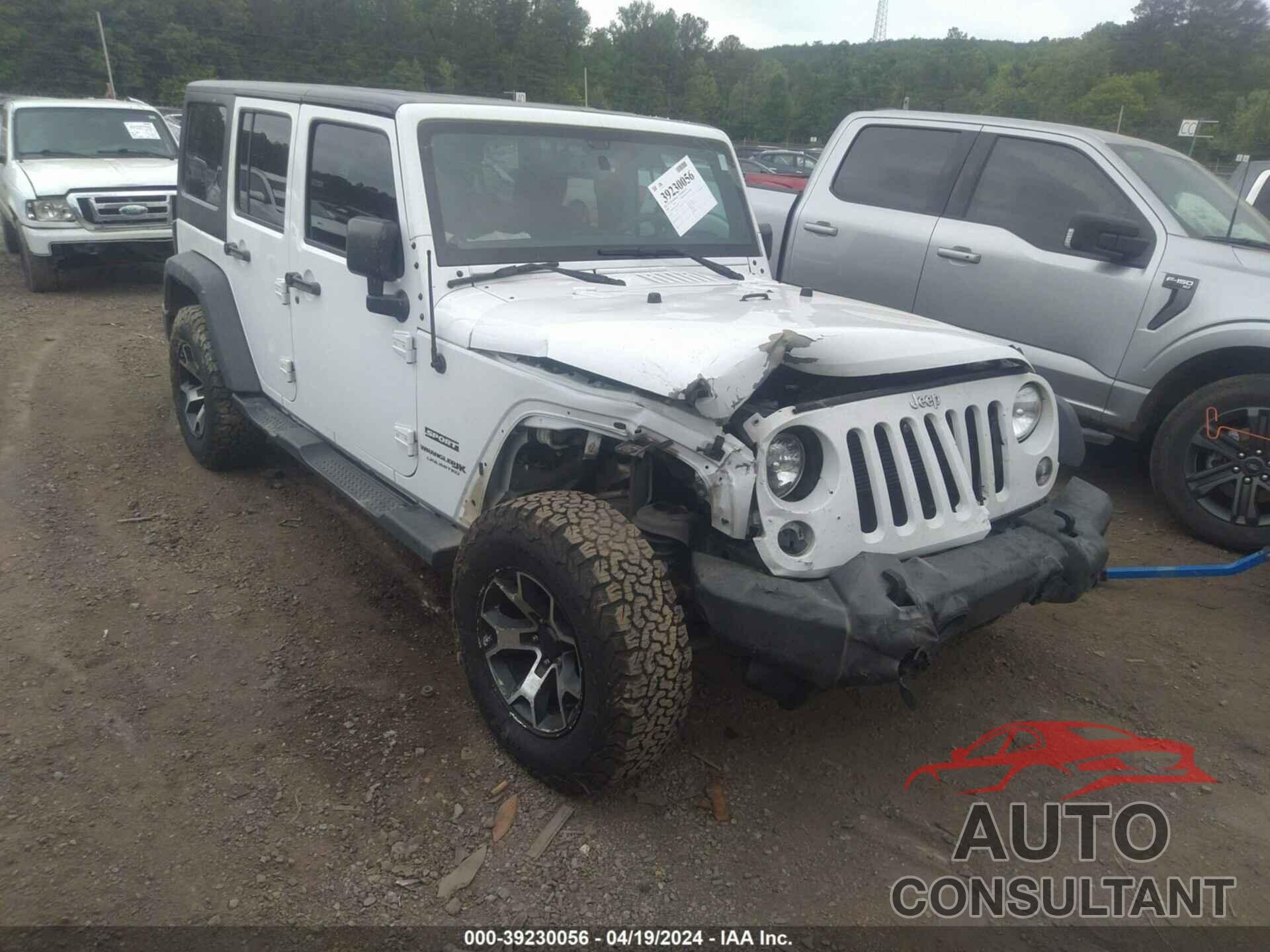 JEEP WRANGLER UNLIMITED 2018 - 1C4BJWDG9JL854873