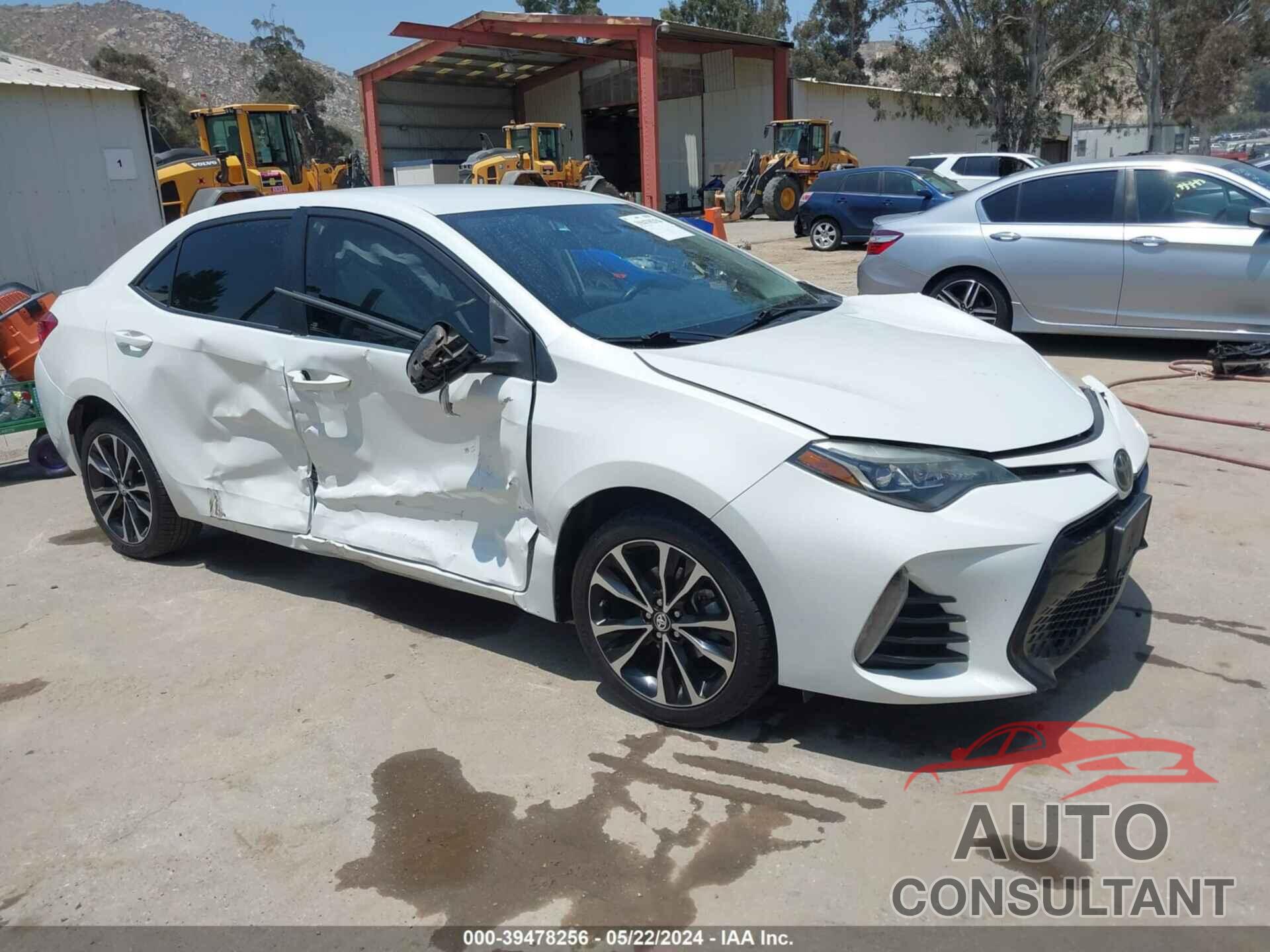 TOYOTA COROLLA 2017 - 5YFBURHE7HP722293