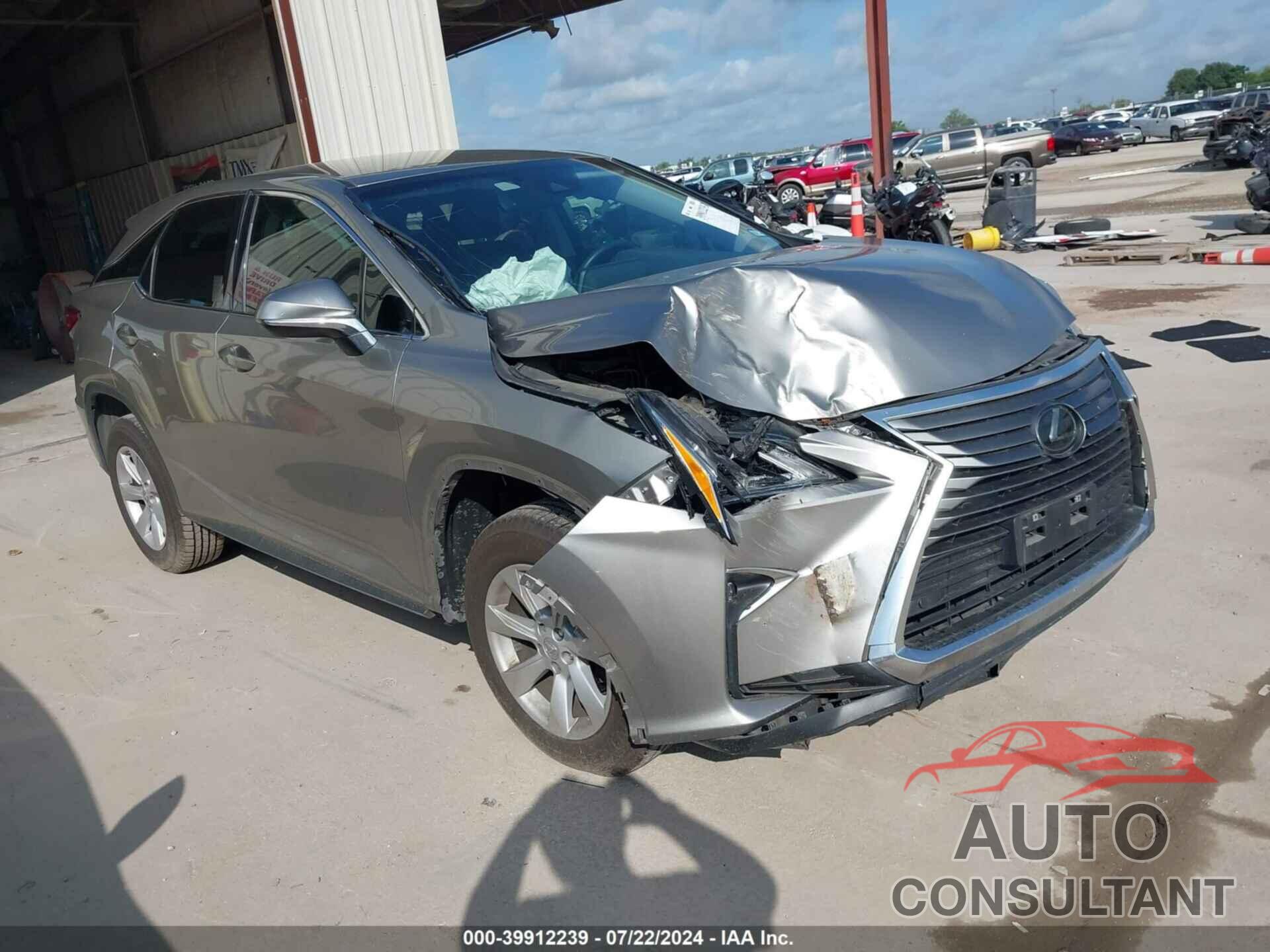 LEXUS RX 350 2017 - 2T2ZZMCA8HC043605