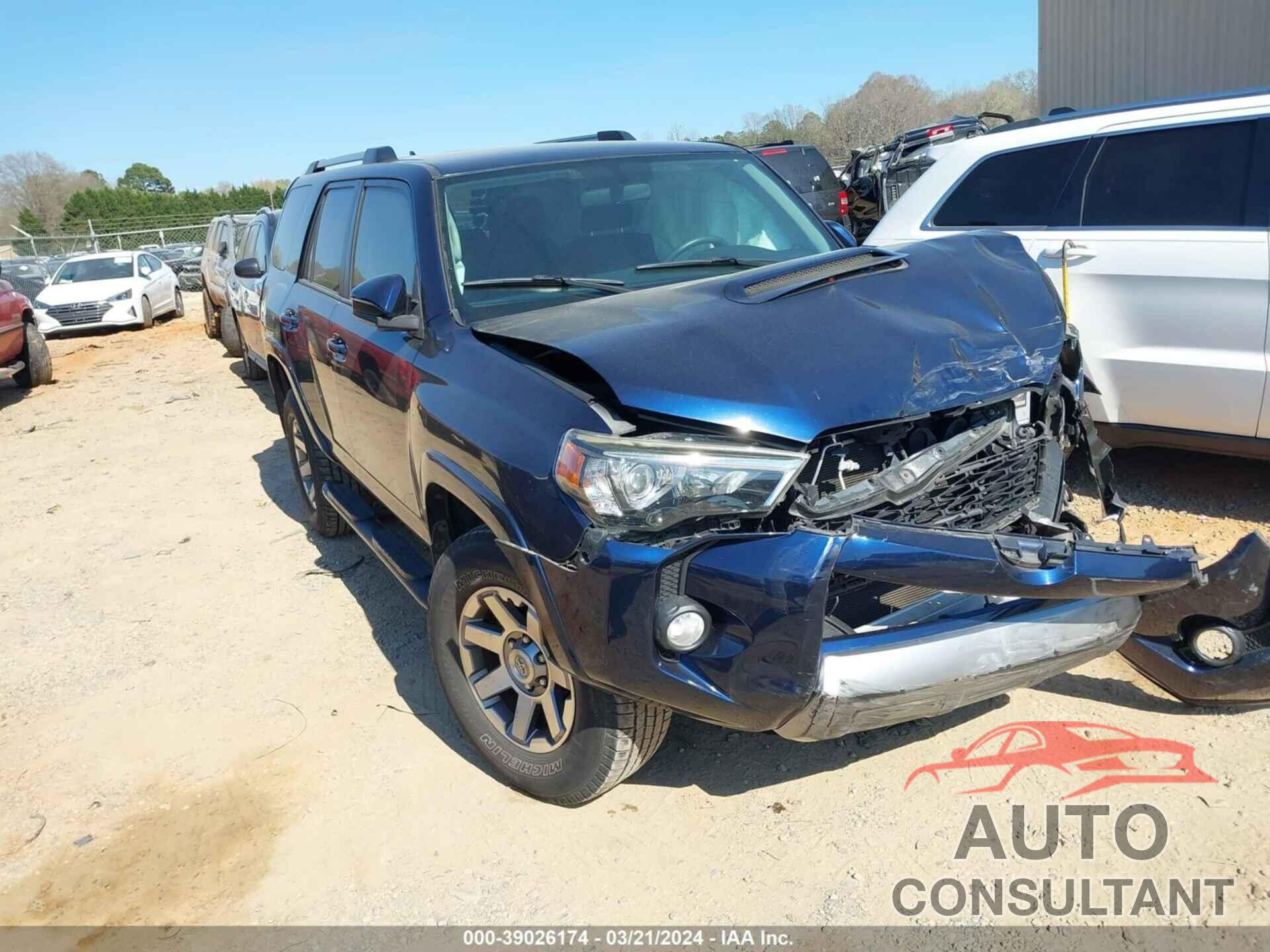 TOYOTA 4RUNNER 2016 - JTEBU5JR7G5315099