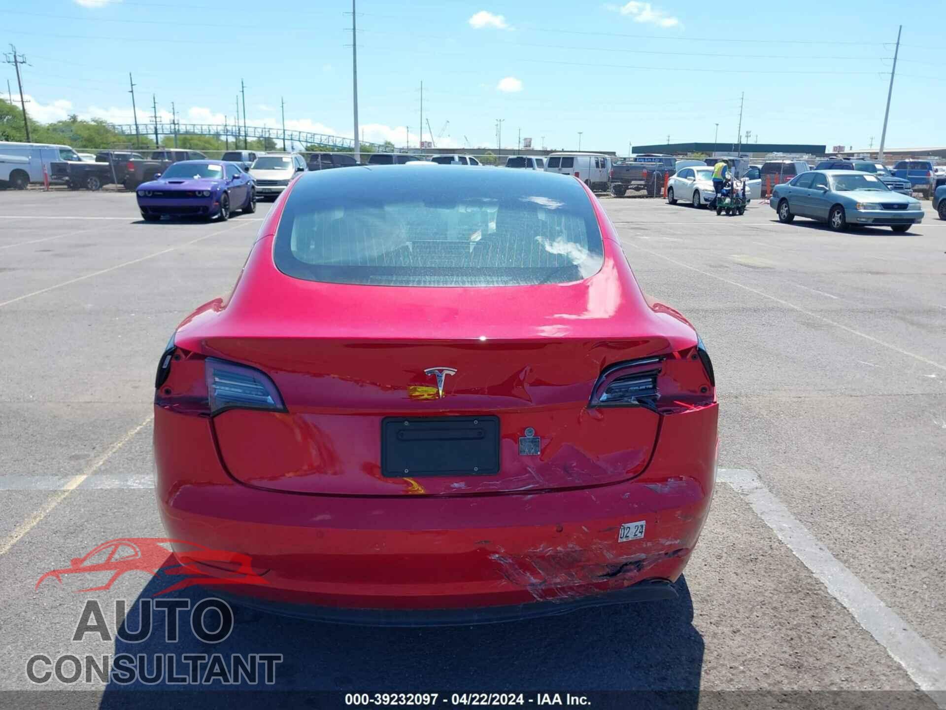 TESLA MODEL 3 2020 - 5YJ3E1EAXLF792976