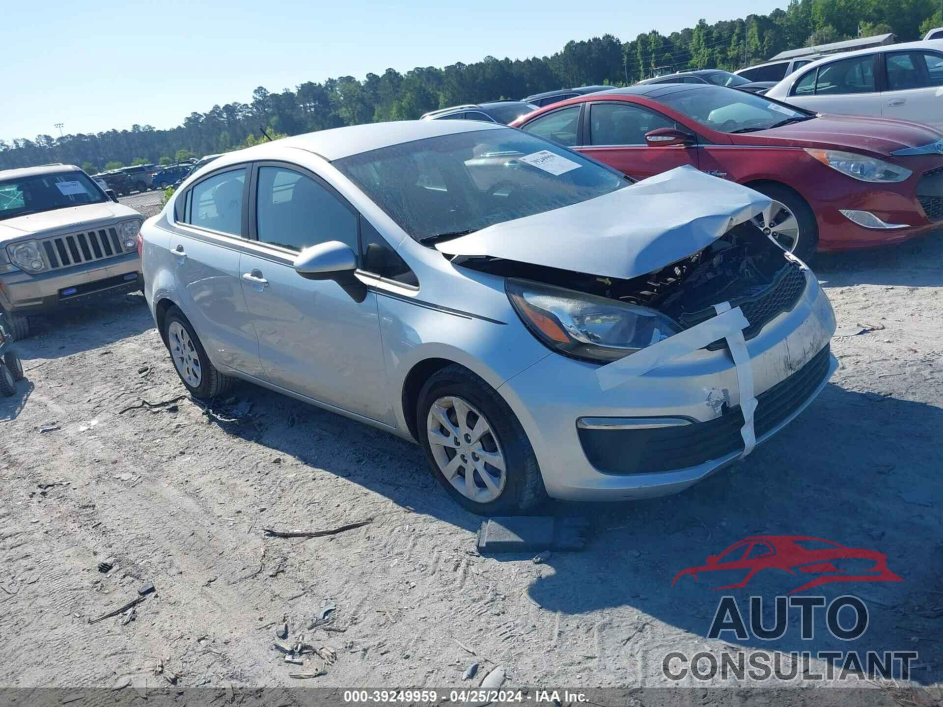 KIA RIO 2017 - KNADM4A36H6027554