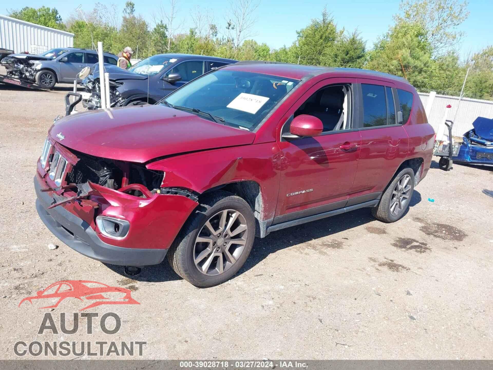JEEP COMPASS 2017 - 1C4NJDEB0HD111978