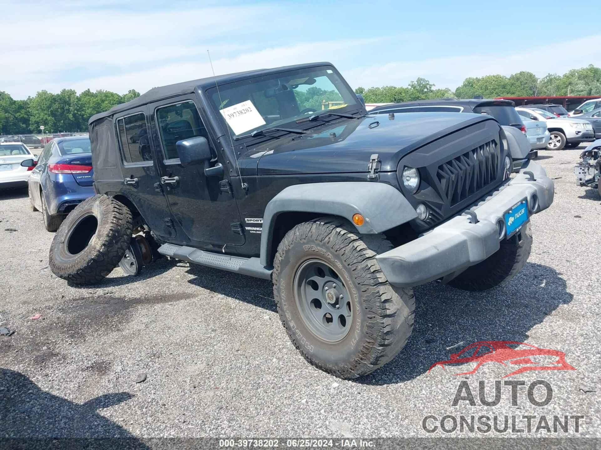 JEEP WRANGLER UNLIMITED 2017 - 1C4BJWDG4HL629710