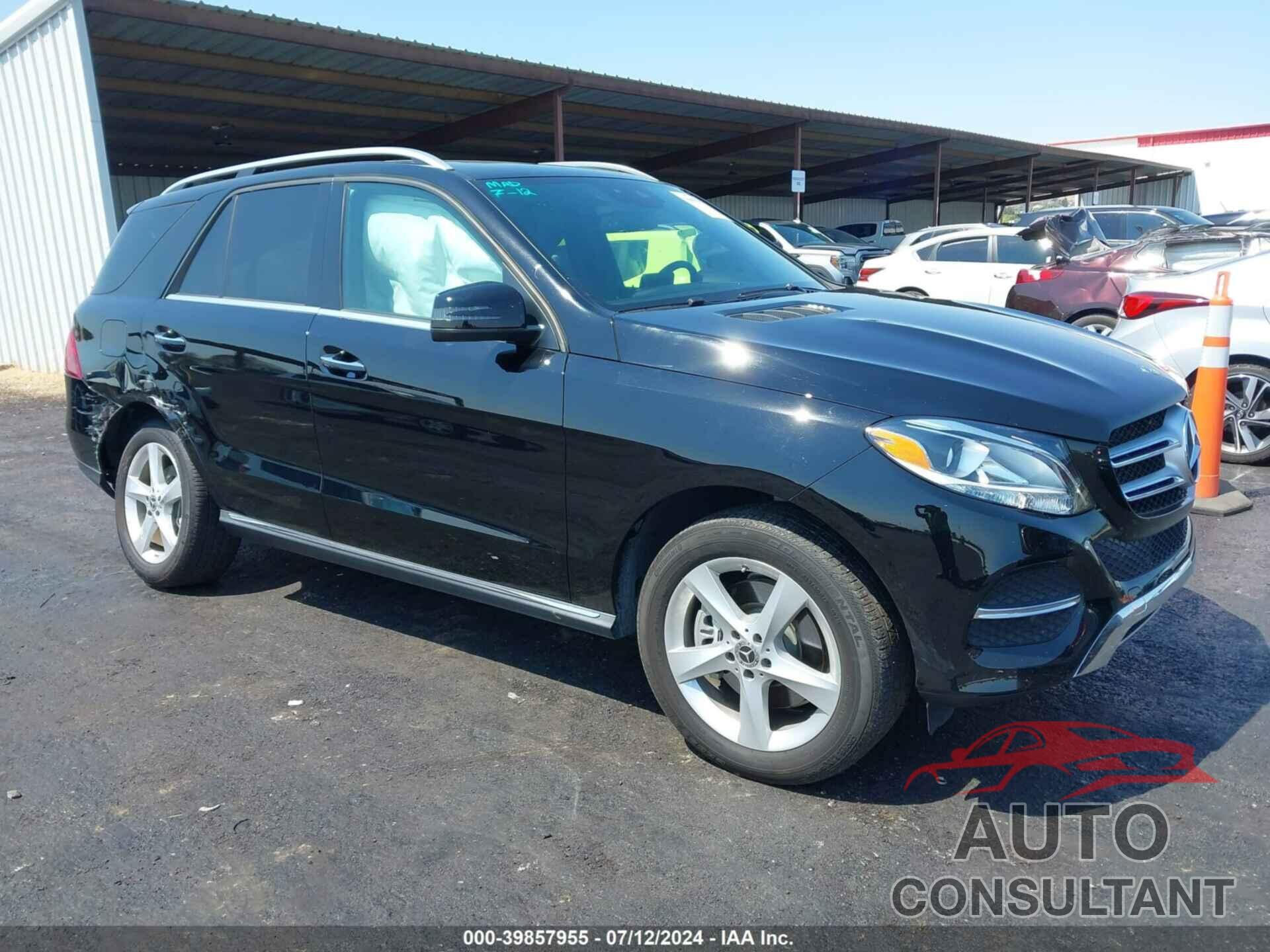 MERCEDES-BENZ GLE 400 2019 - 4JGDA5GBXKB213009