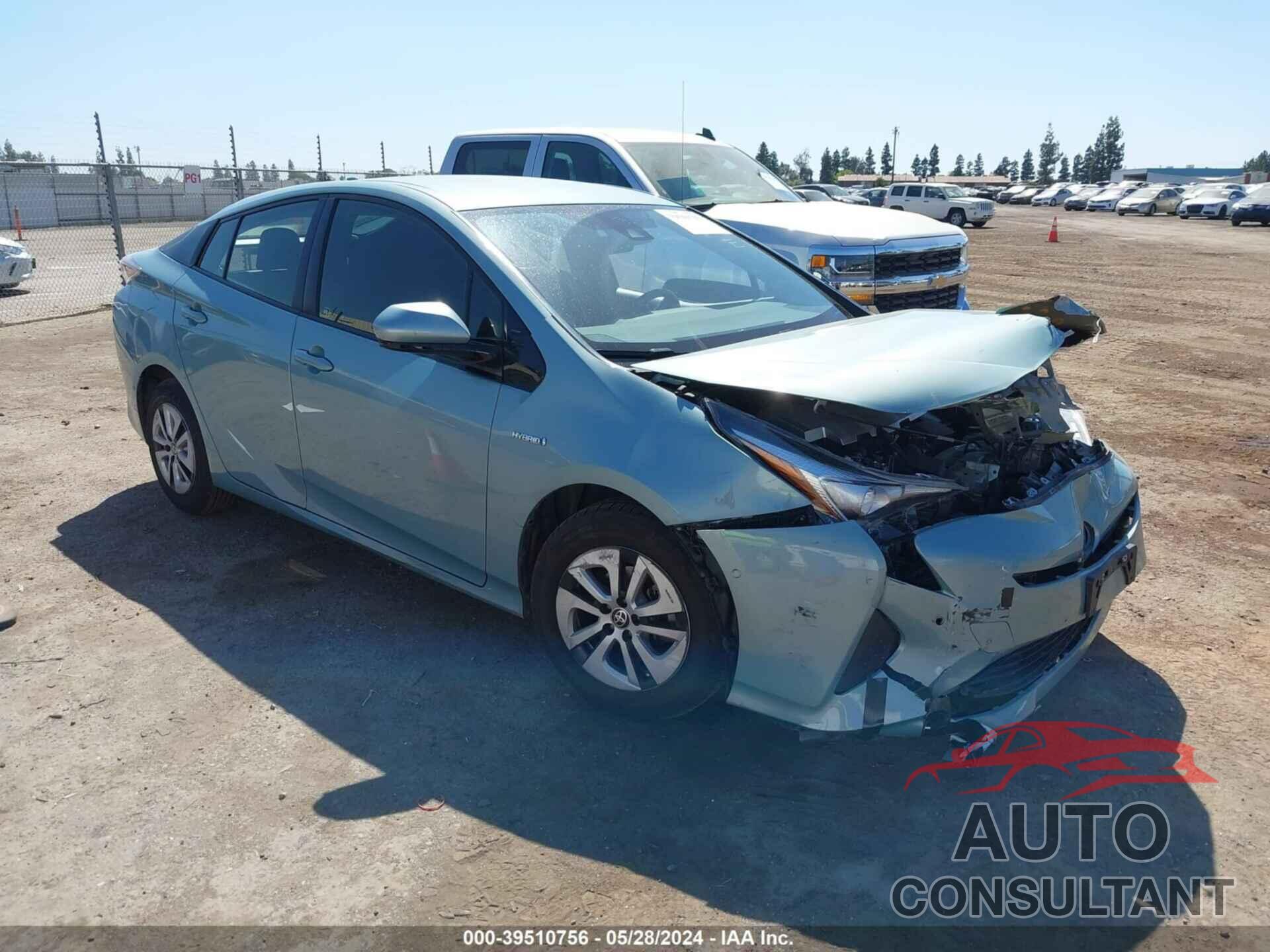 TOYOTA PRIUS 2018 - JTDKBRFU2J3061352