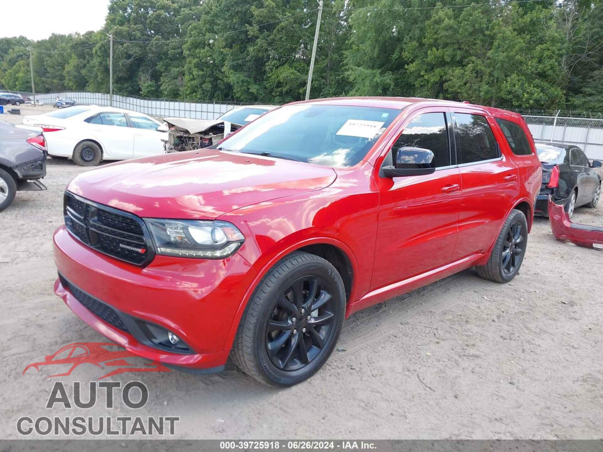 DODGE DURANGO 2018 - 1C4RDHAG0JC443223