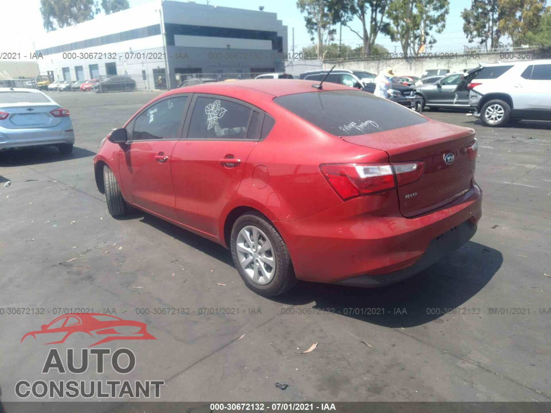 KIA RIO 2017 - KNADM4A3XH6016184