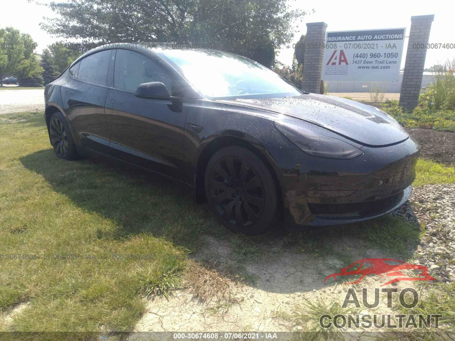 TESLA MODEL 3 2021 - 5YJ3E1EB1MF960871