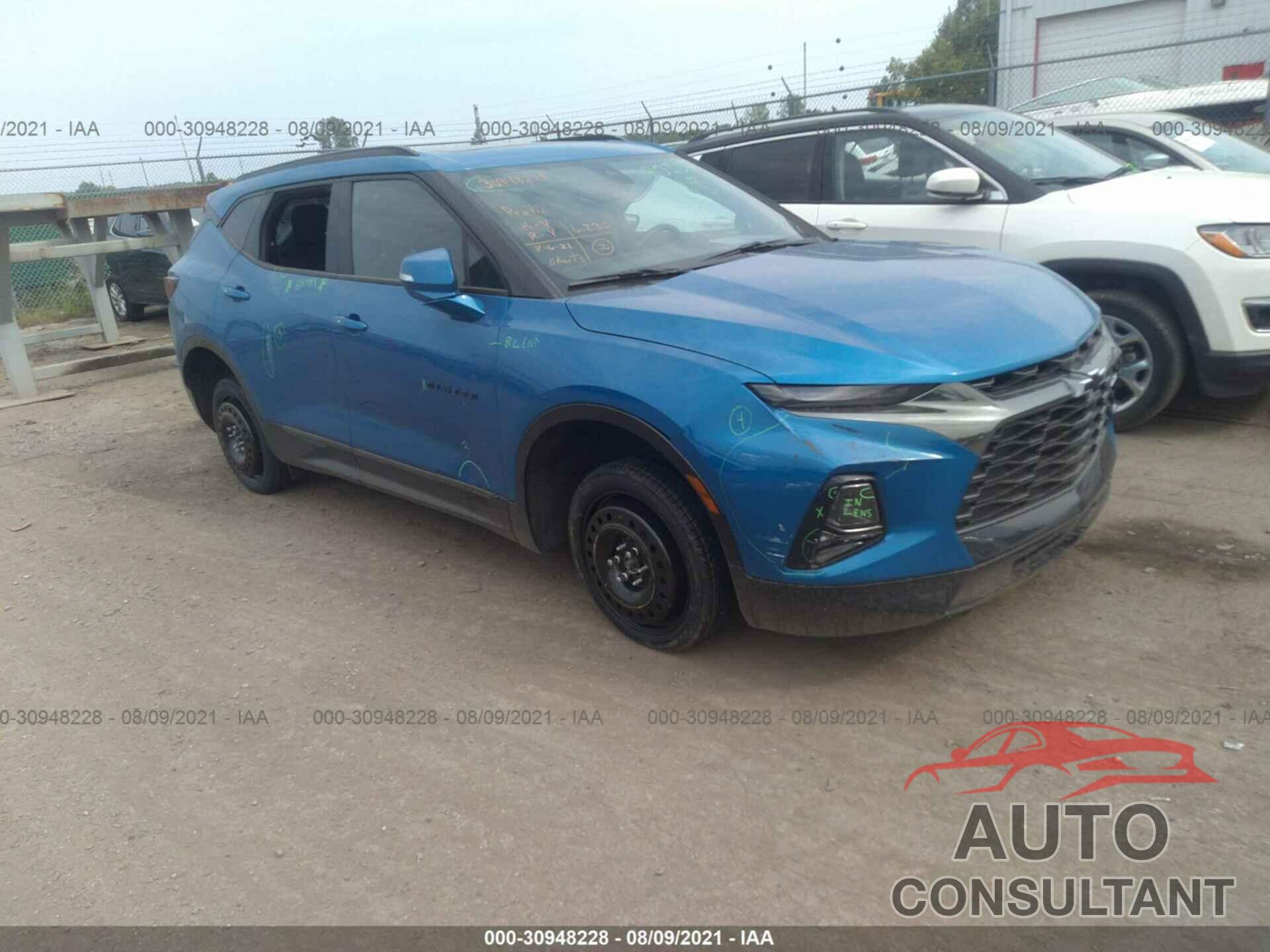 CHEVROLET BLAZER 2021 - 3GNKBKRS4MS526818