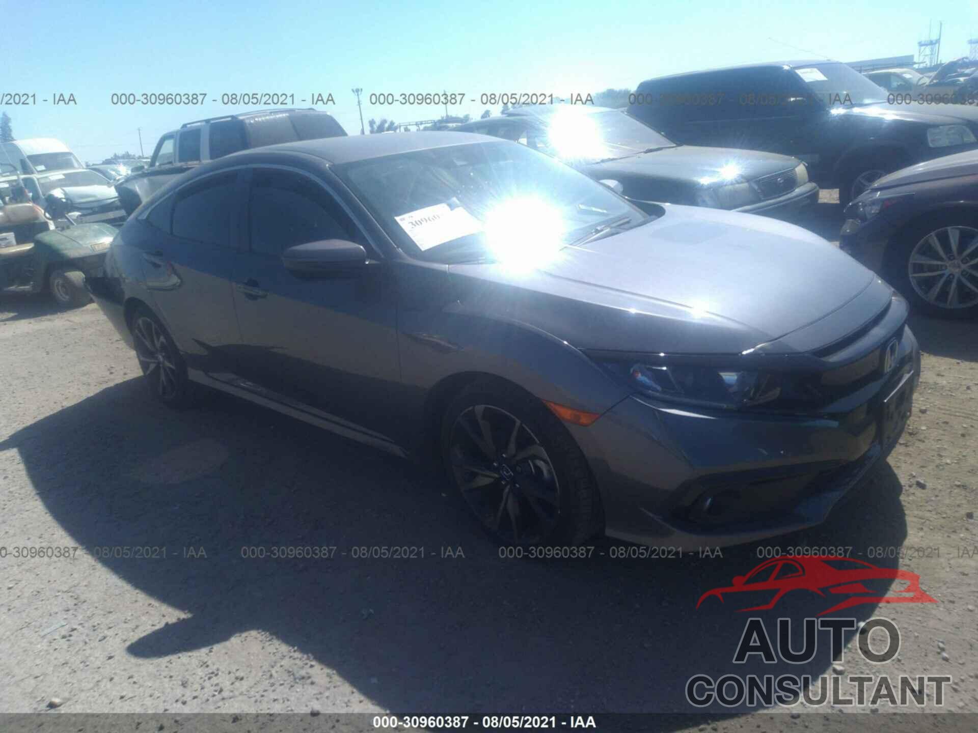 HONDA CIVIC SEDAN 2019 - 2HGFC2F89KH582397