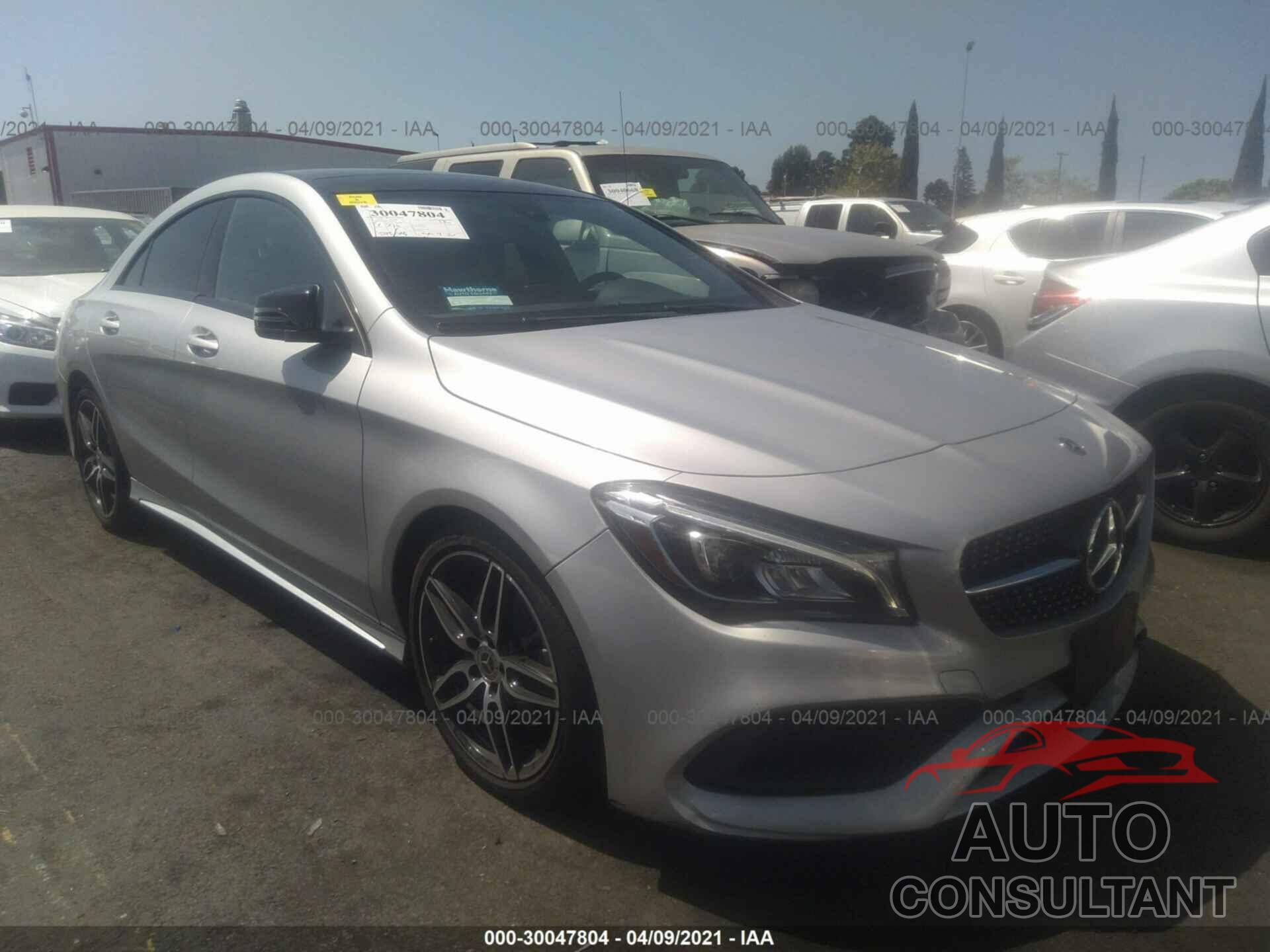 MERCEDES-BENZ CLA 2018 - WDDSJ4EB9JN593424