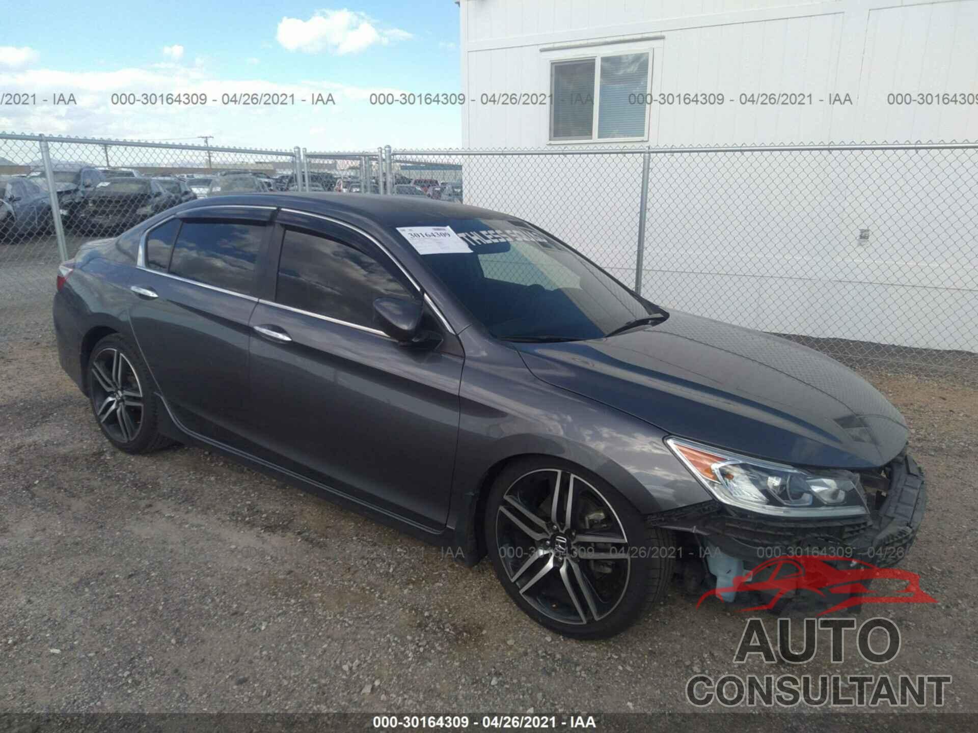 HONDA ACCORD SEDAN 2016 - 1HGCR2F50GA184704