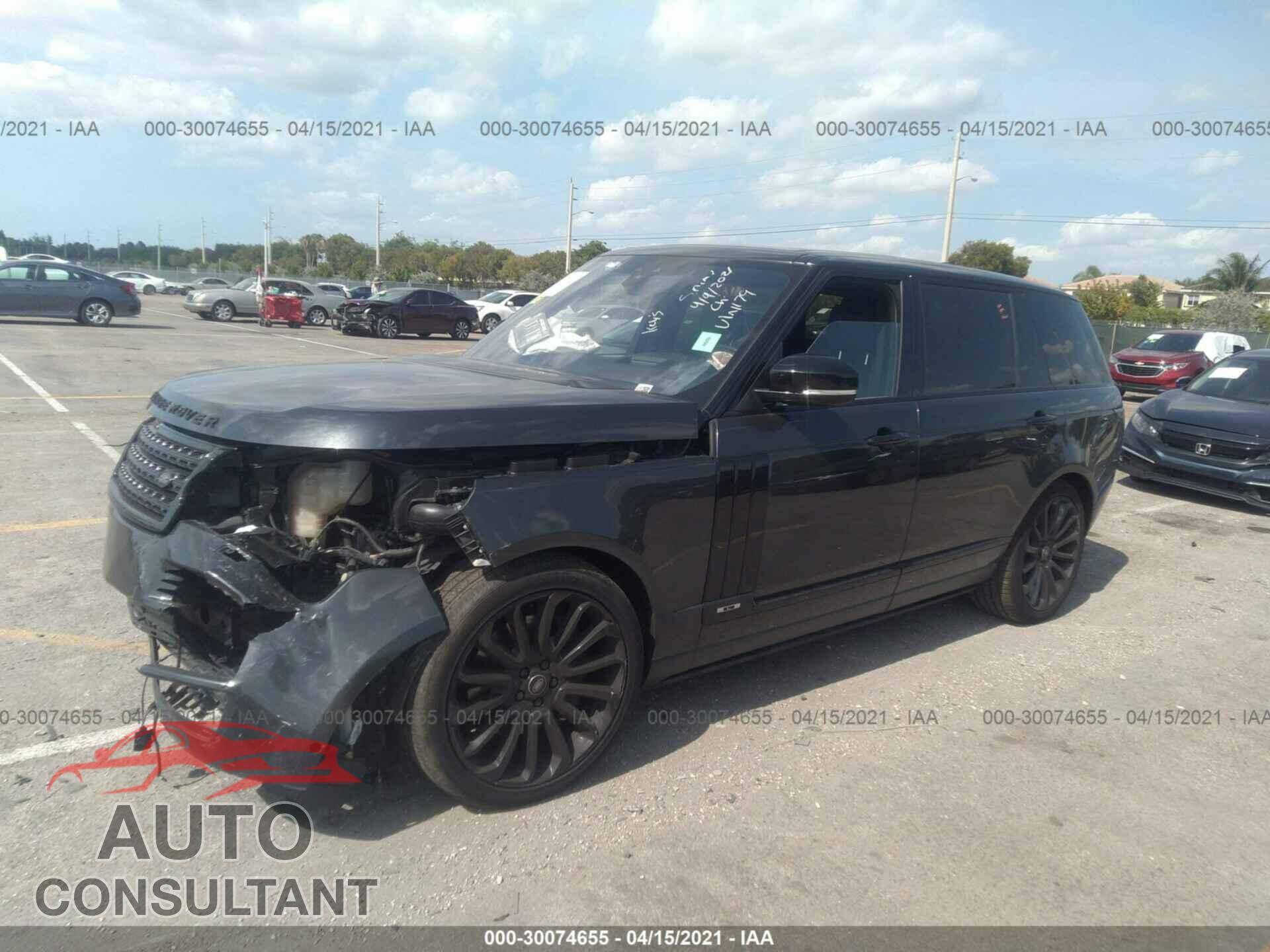 LAND ROVER RANGE ROVER 2017 - SALGS5FEXHA351179