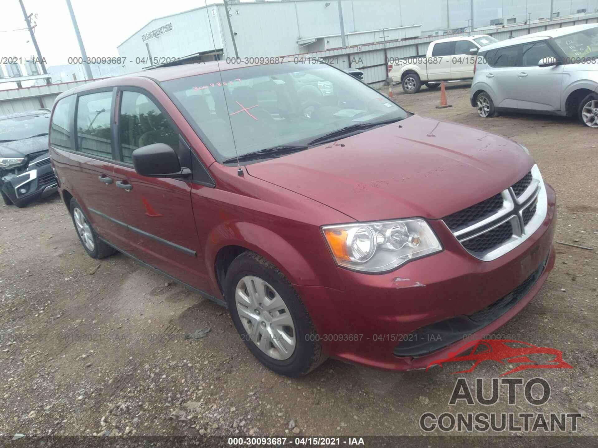 DODGE GRAND CARAVAN 2016 - 2C4RDGBG8GR196851