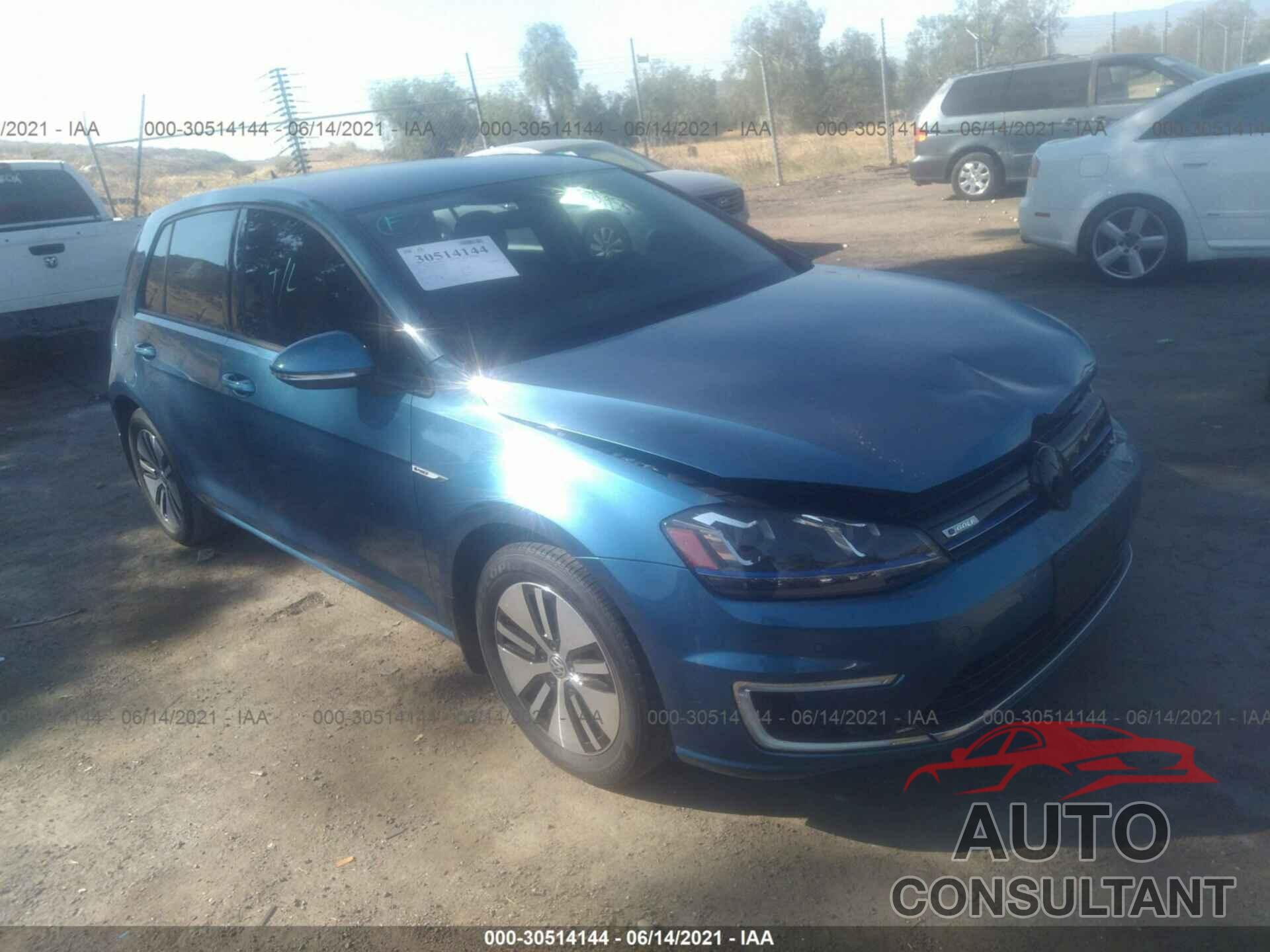 VOLKSWAGEN E-GOLF 2016 - WVWPP7AU7GW916461