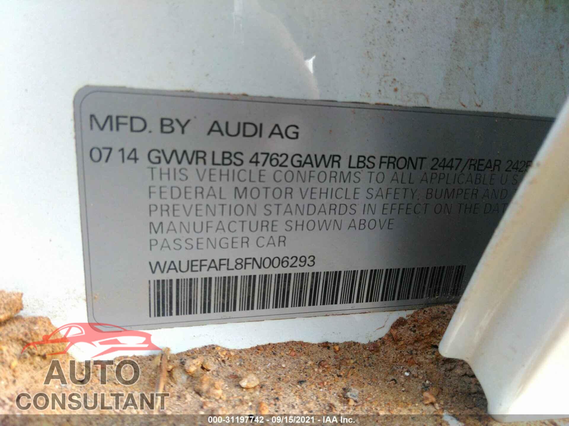 AUDI A4 2015 - 4T1BF1FKXGU204244
