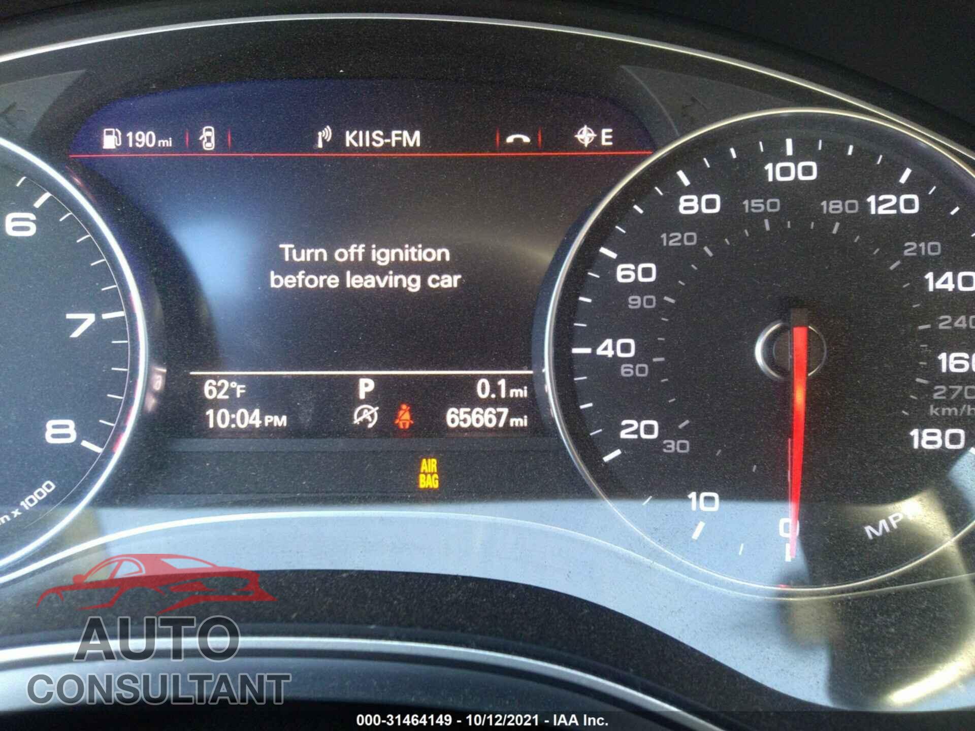 AUDI A6 2017 - WAUC8AFC5HN055214