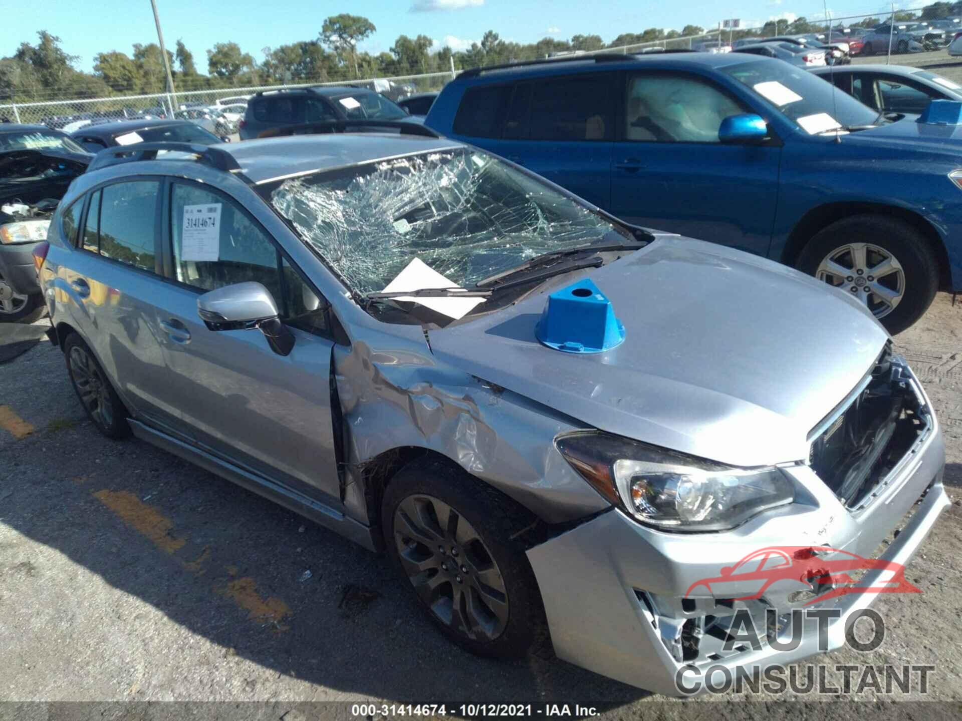 SUBARU IMPREZA WAGON 2016 - JF1GPAP63GH204089