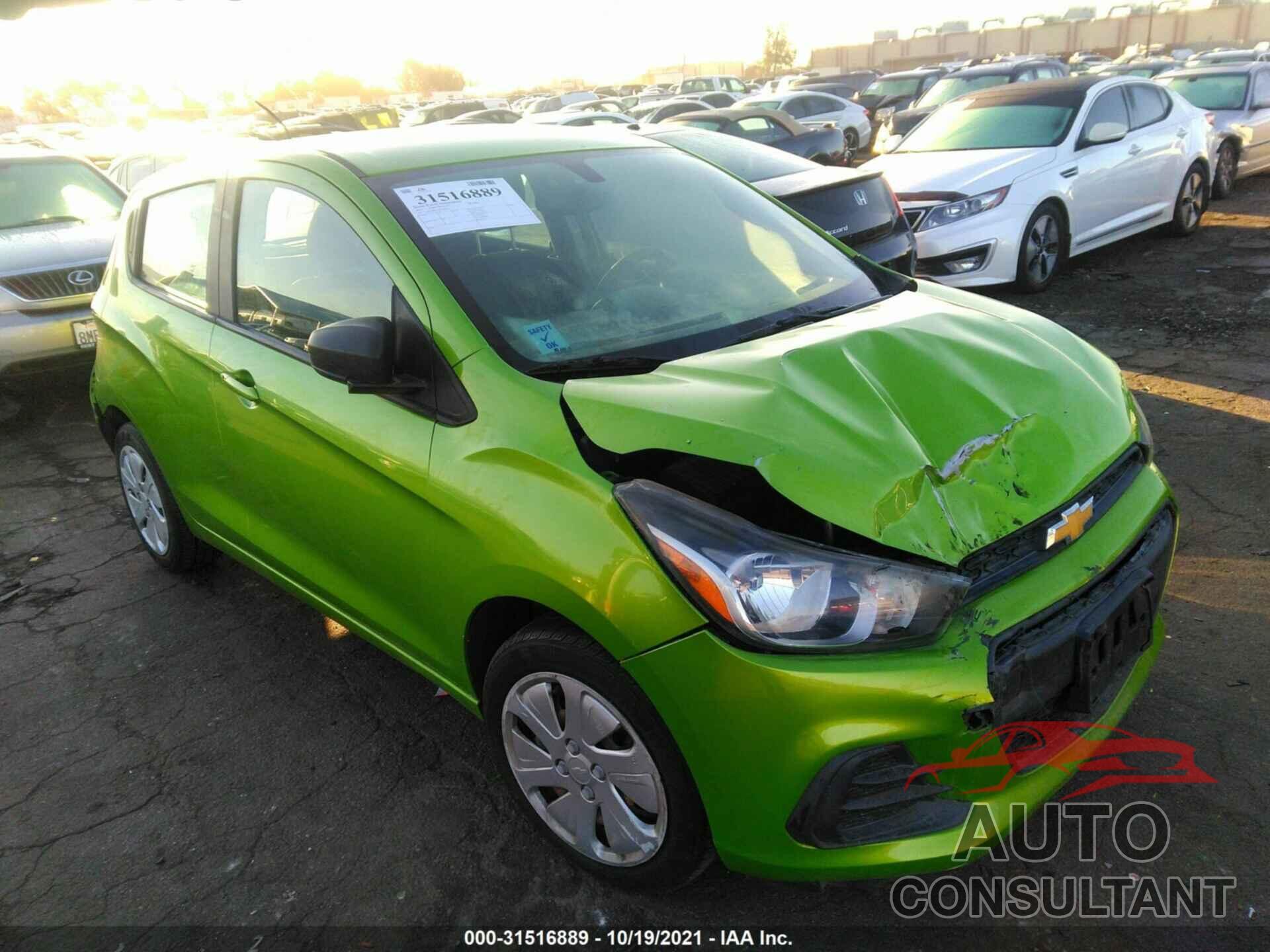 CHEVROLET SPARK 2016 - KL8CB6SA3GC618916