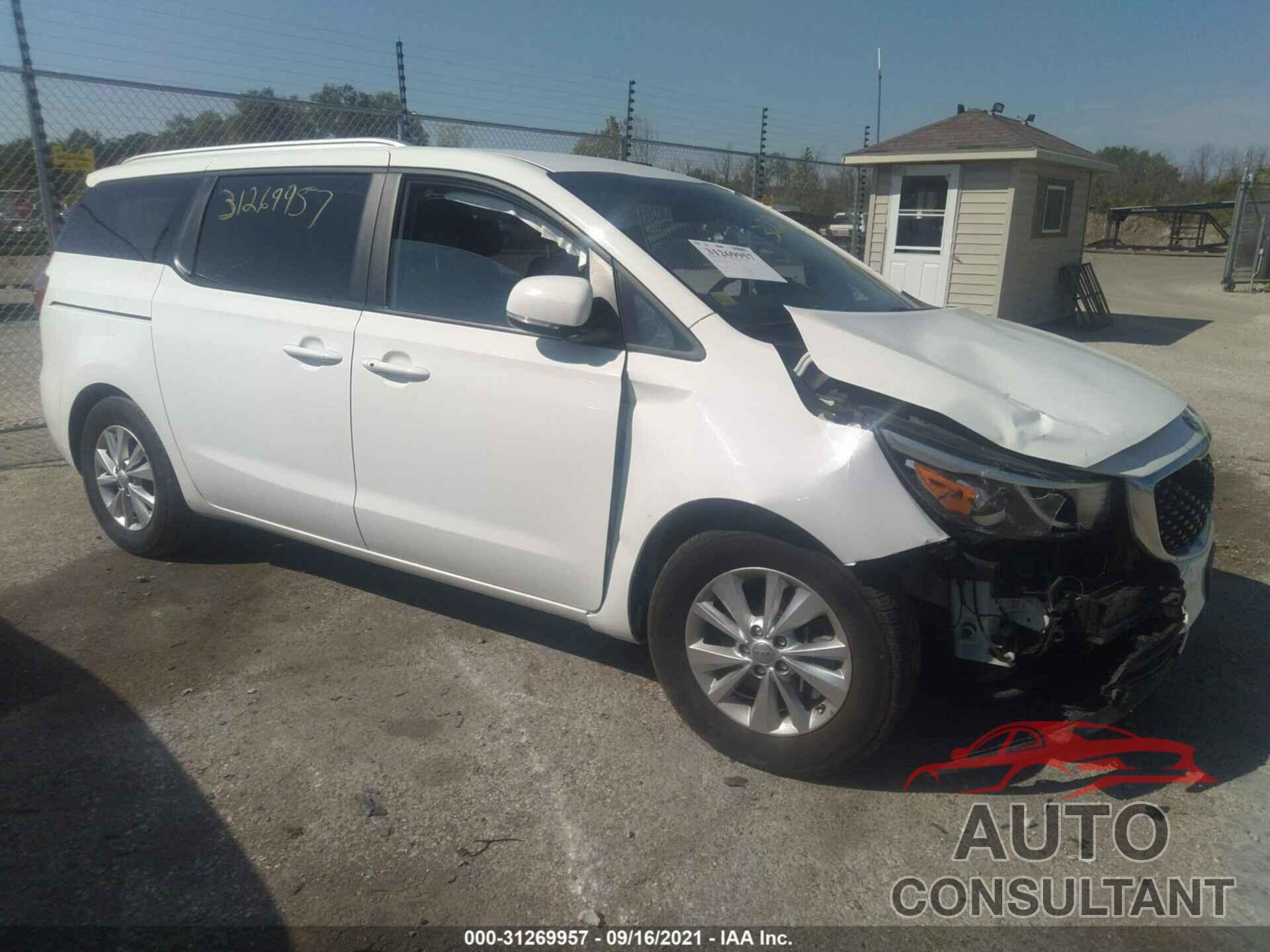 KIA SEDONA 2017 - KNDMB5C12H6239233