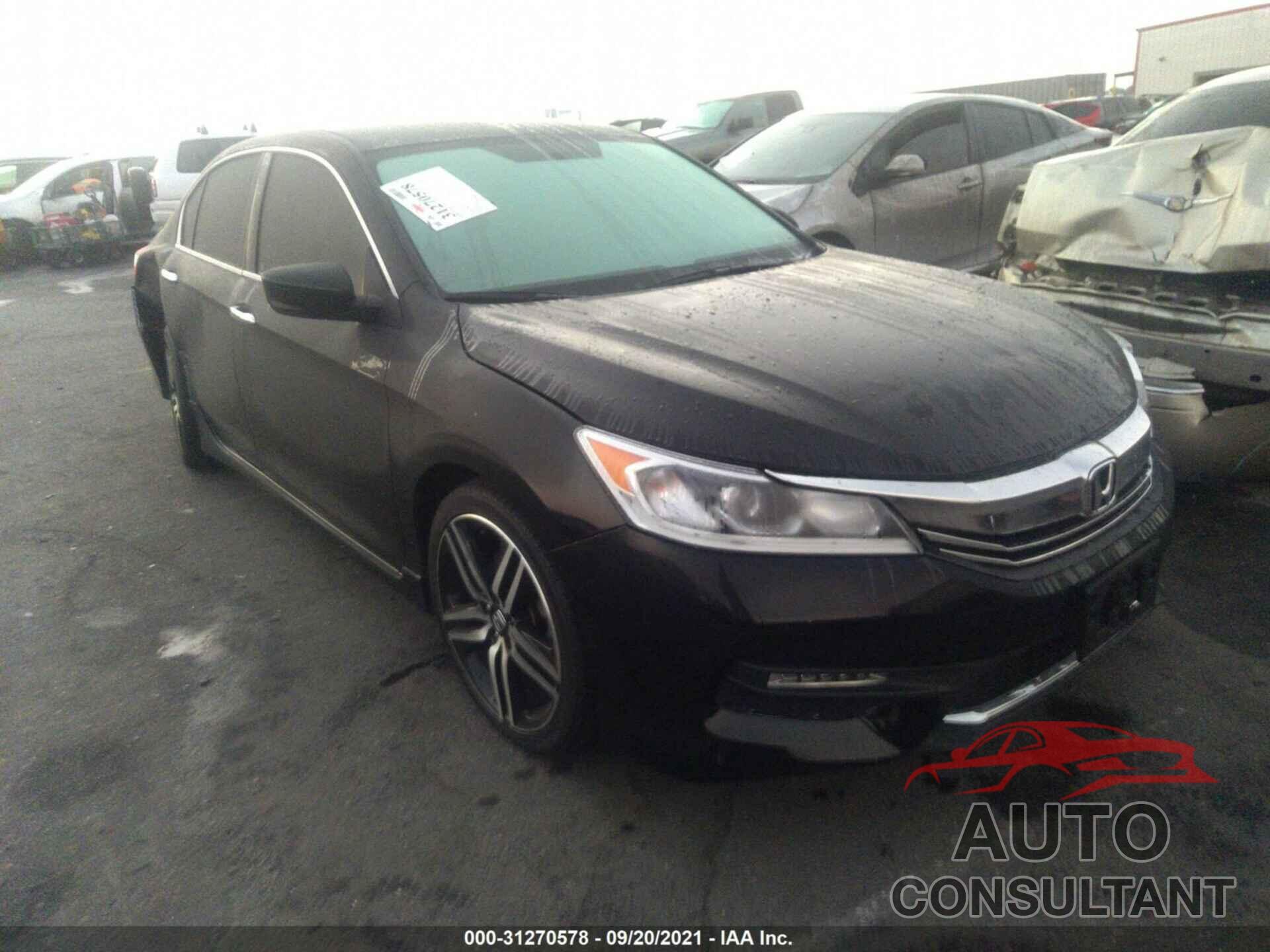 HONDA ACCORD SEDAN 2017 - 1HGCR2F59HA234081