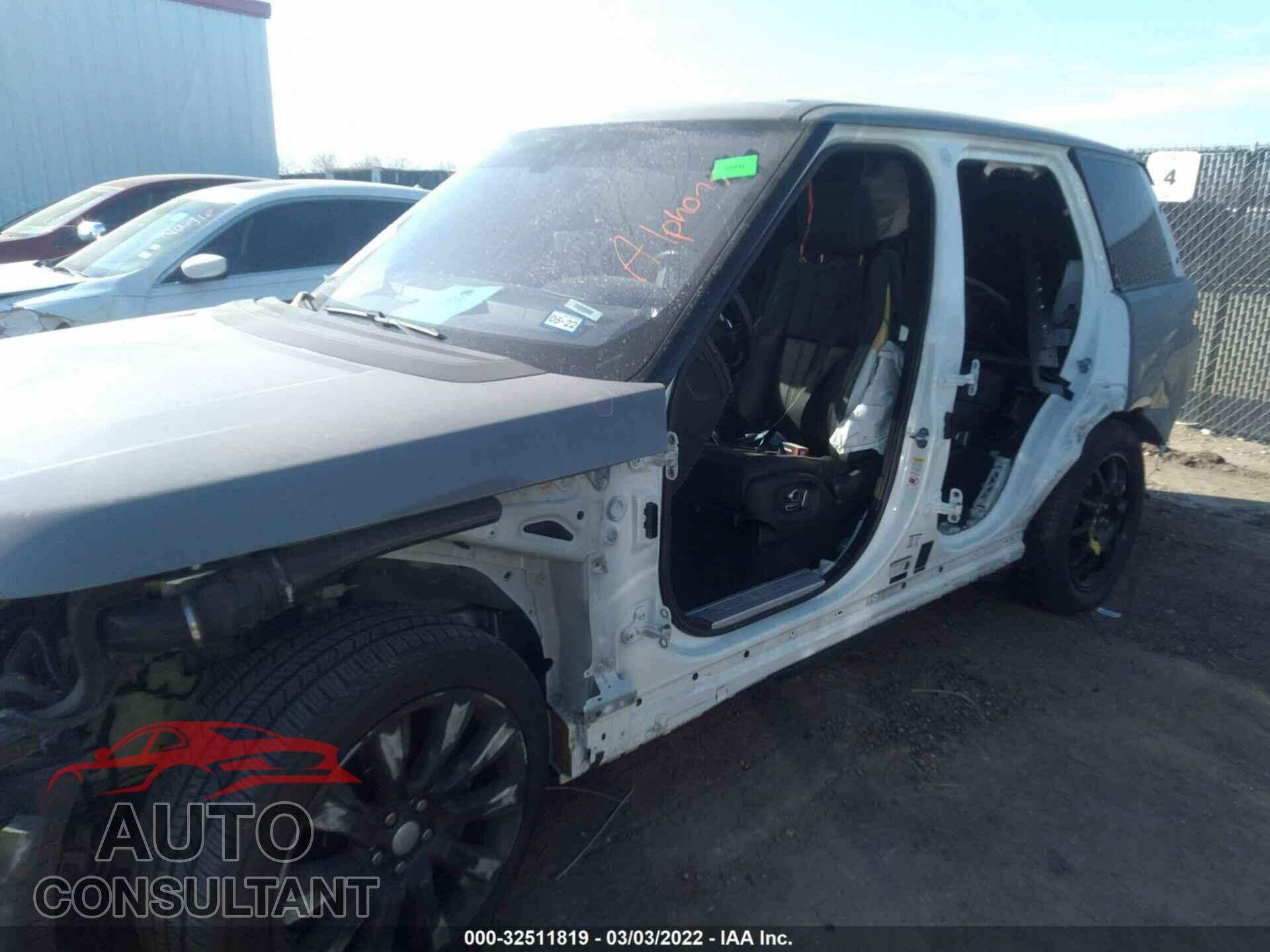 LAND ROVER RANGE ROVER 2017 - SALGS2FE6HA356362