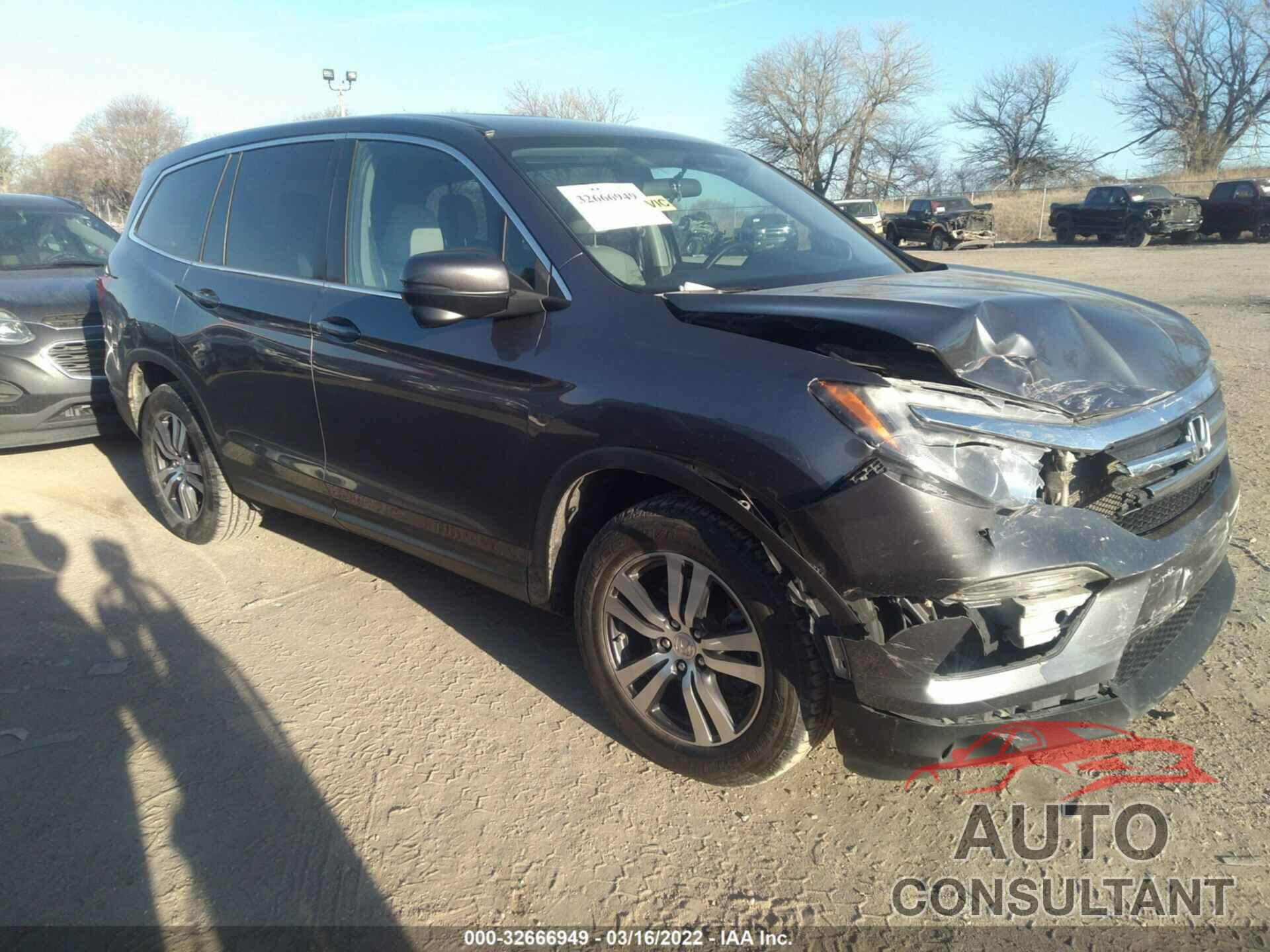 HONDA PILOT 2016 - 5FNYF6H38GB097818