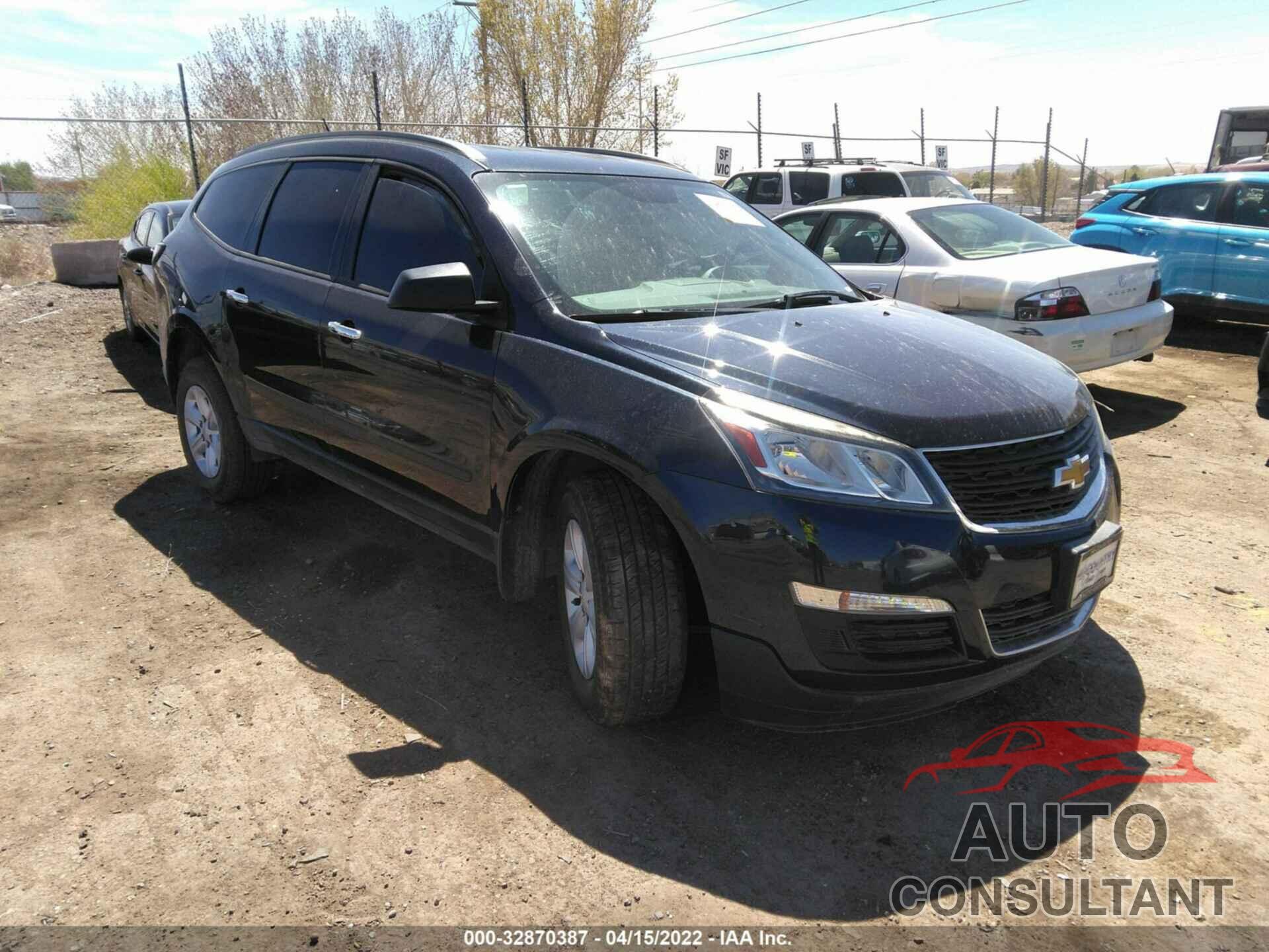 CHEVROLET TRAVERSE 2017 - 1GNKRFED3HJ302490