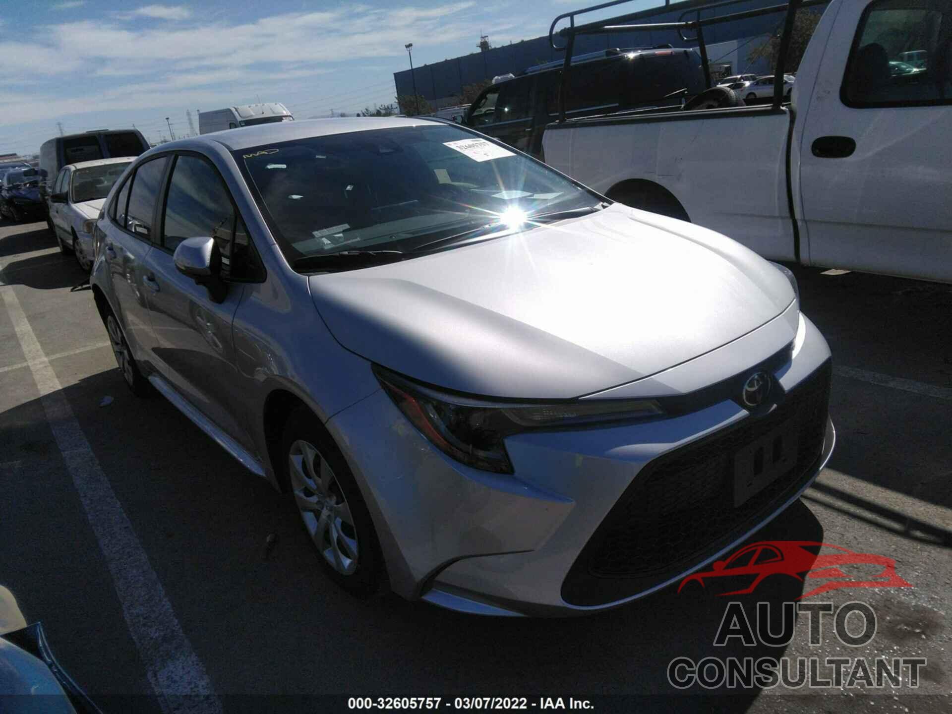TOYOTA COROLLA 2022 - JTDEPMAEXN3006624
