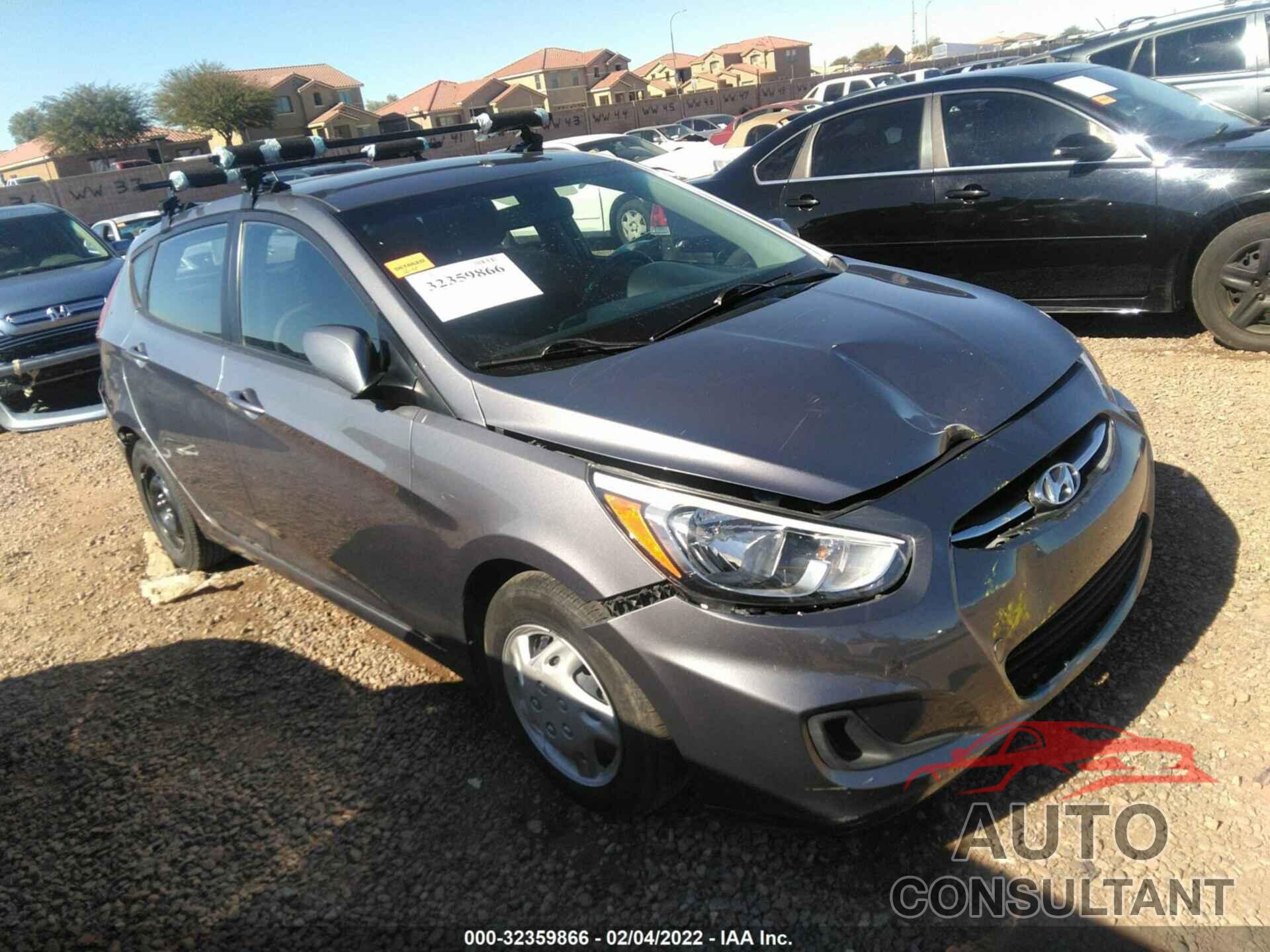 HYUNDAI ACCENT 2016 - KMHCT5AE6GU268352