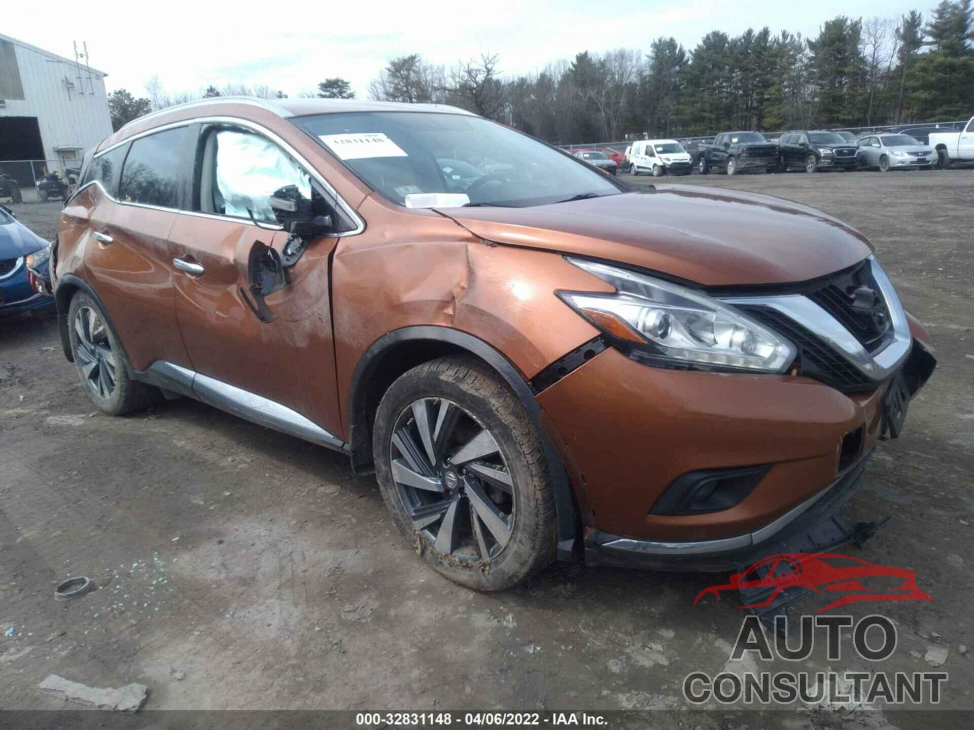 NISSAN MURANO 2016 - 5N1AZ2MH3GN106621