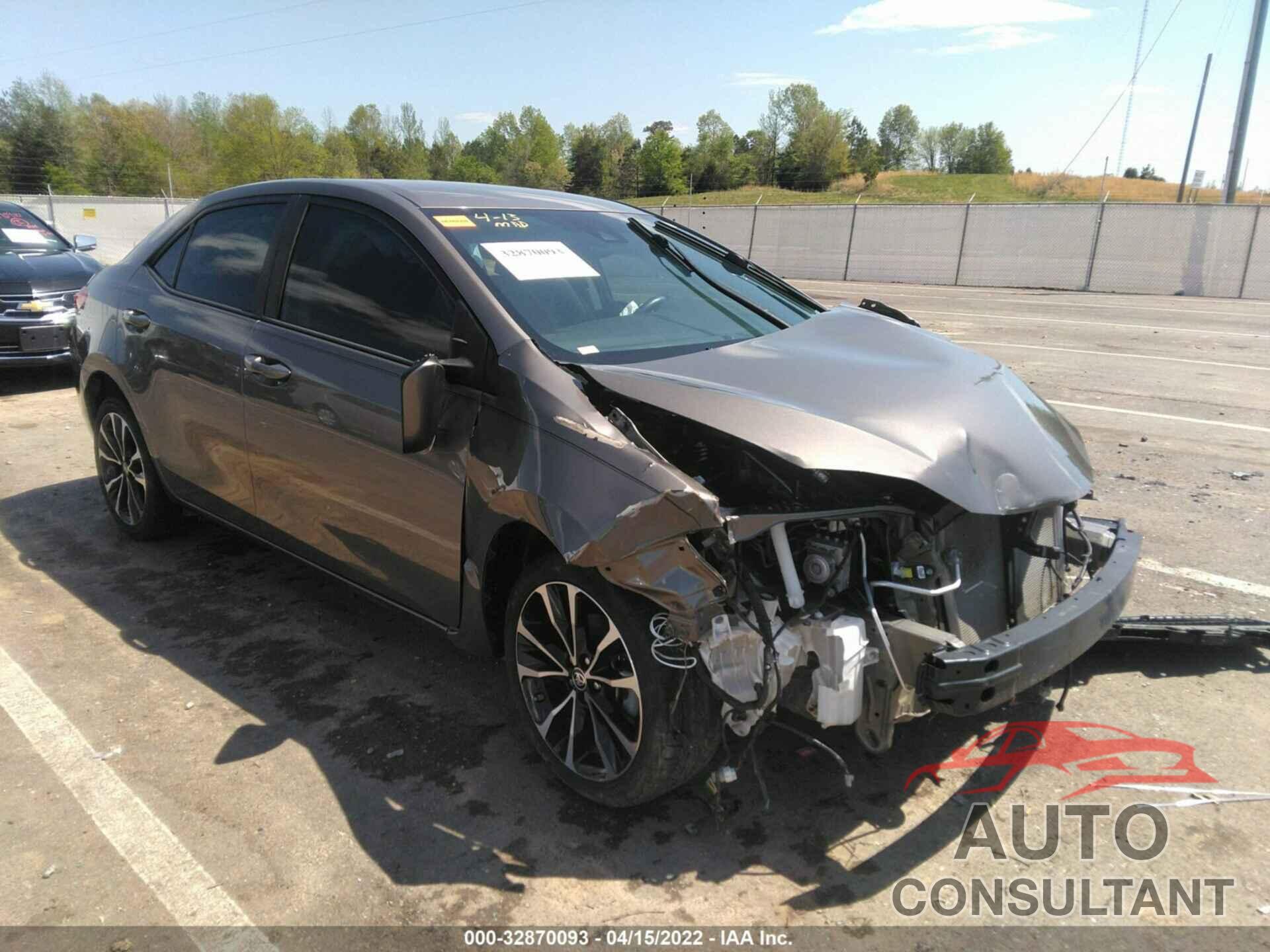 TOYOTA COROLLA 2019 - 5YFBURHE8KP876292