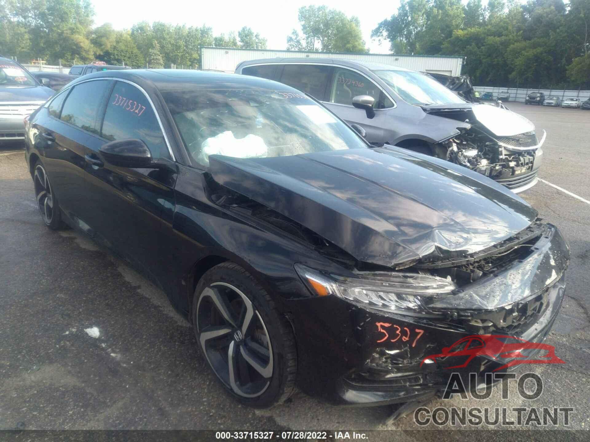 HONDA ACCORD SEDAN 2019 - 1HGCV2F32KA030739