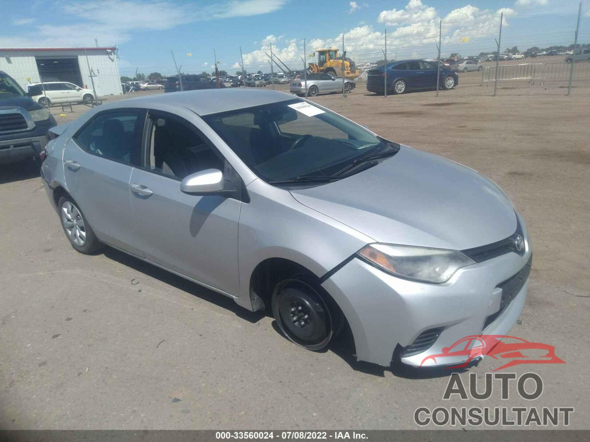 TOYOTA COROLLA 2016 - 5YFBURHE5GP508627